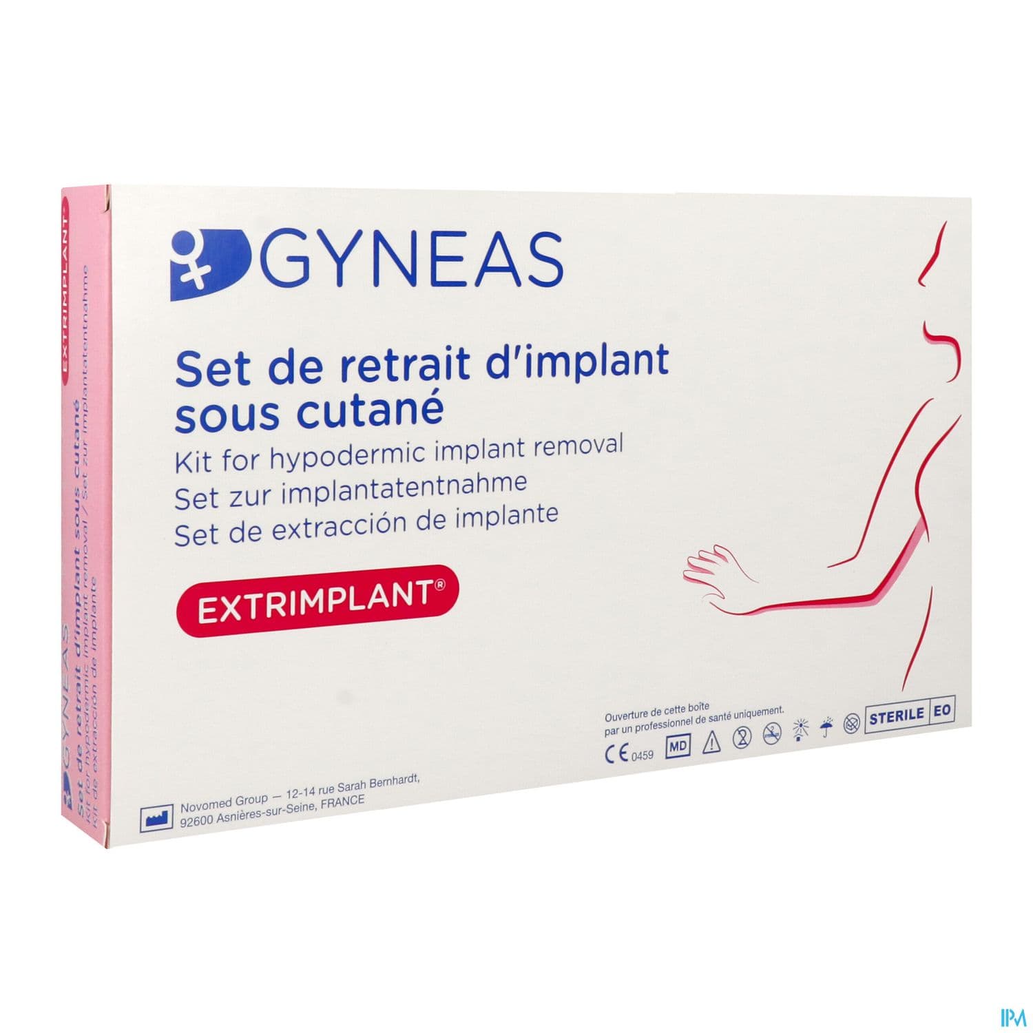 Gyneas Set Retrait Implant Extrimplant 10