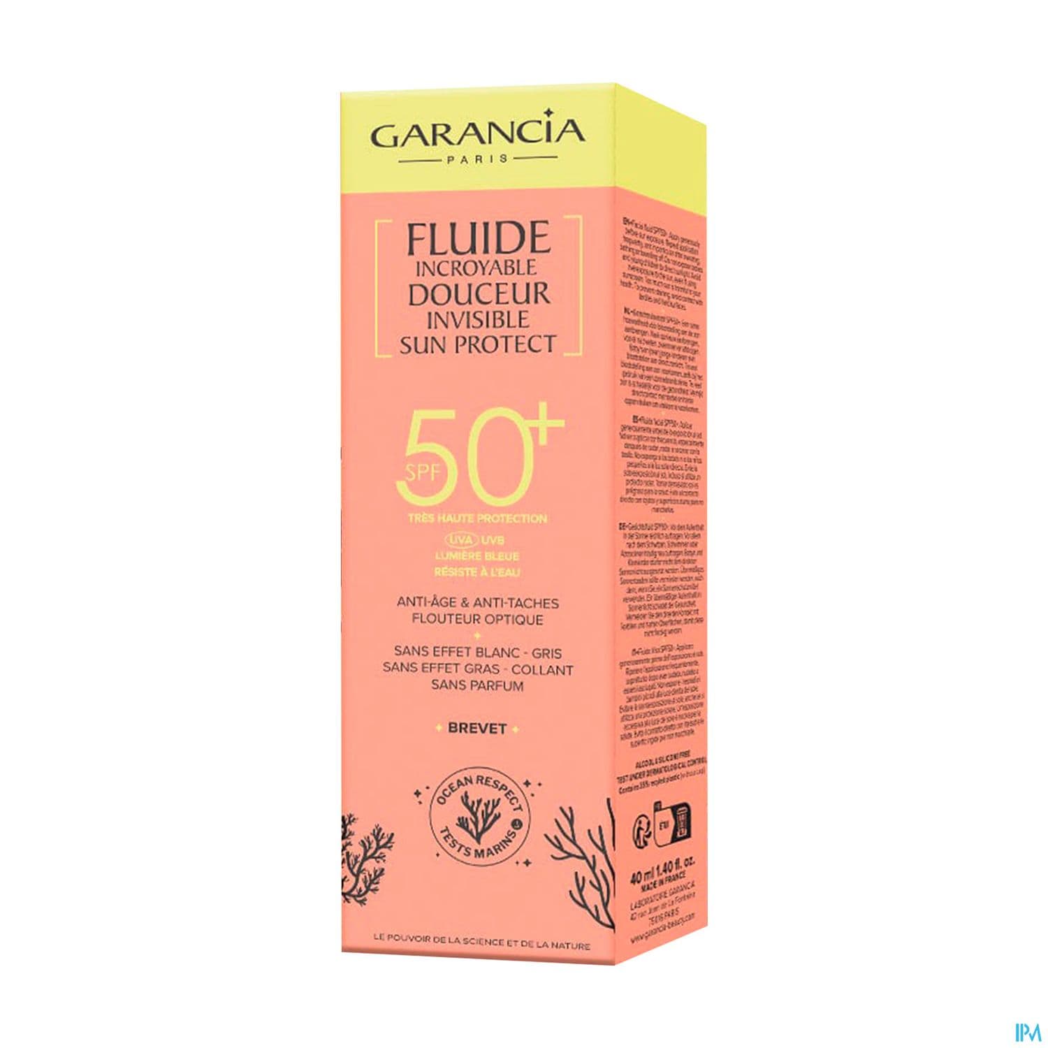 GARANCIA FLUIDE DOUC SPF50+ 40ML — Pharmacie Centrale Gallieni
