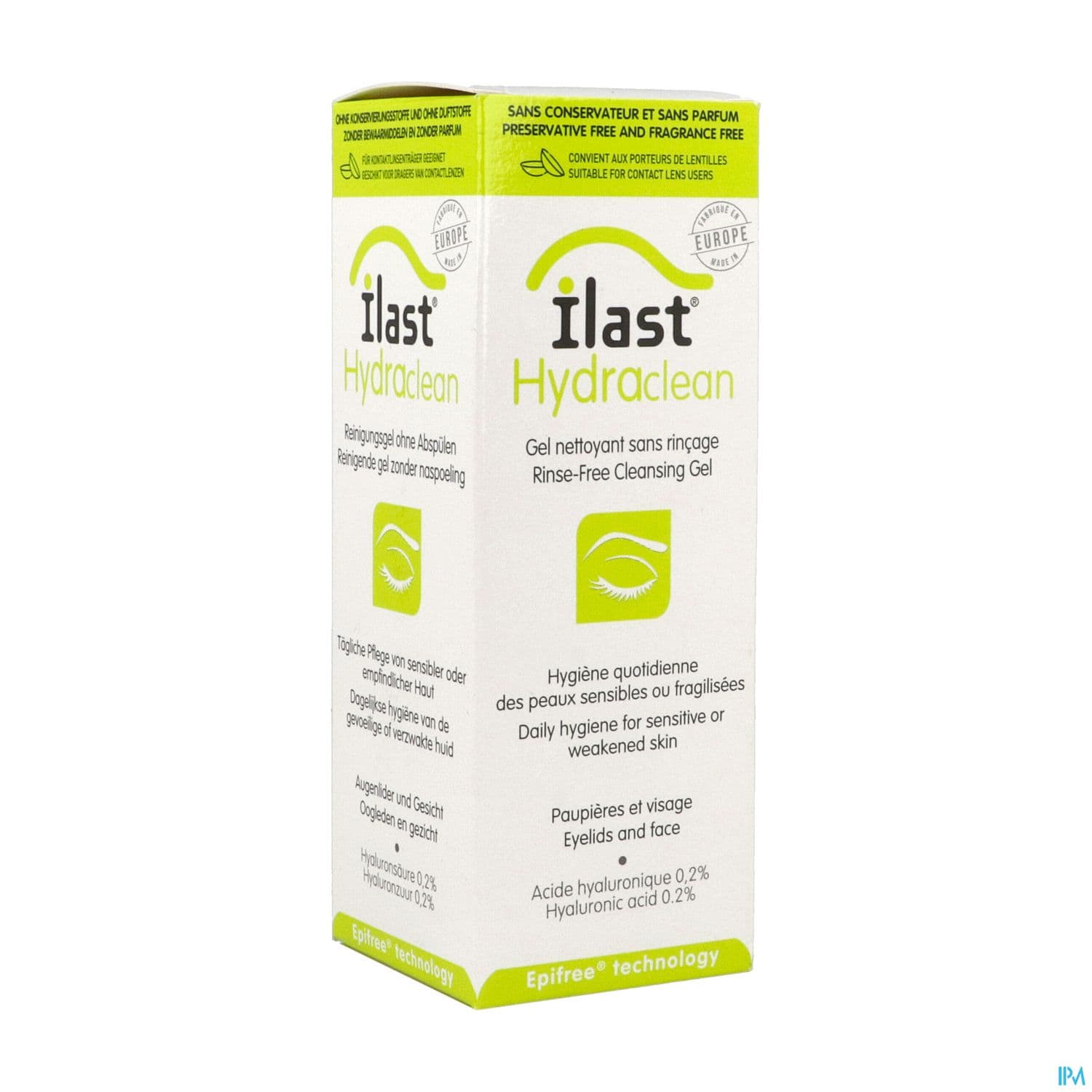 Ilast Hydra Gel Nettoyant Paupieres Cils 50ml