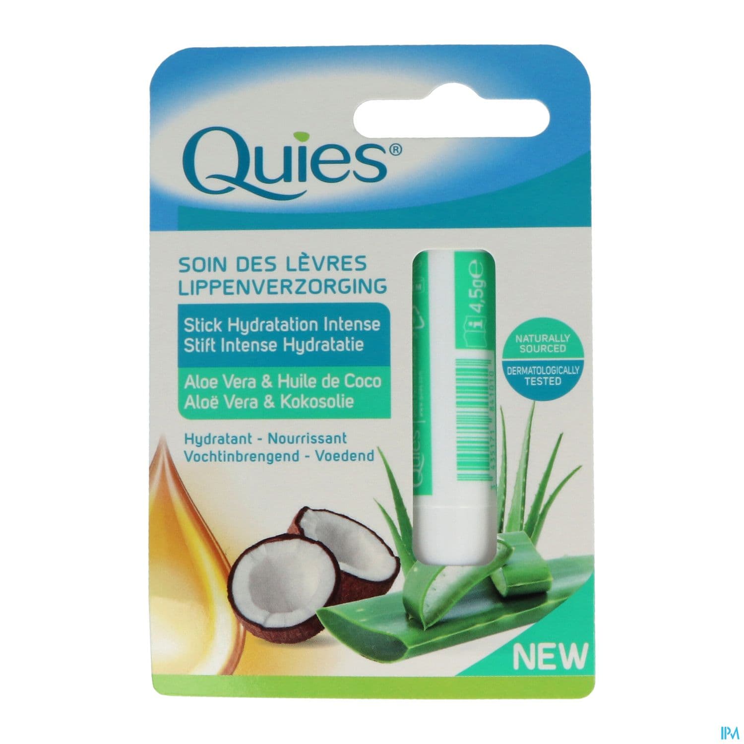 Quies Stick Levres Hydra Int.aloe V.&hle Coco 4,5g