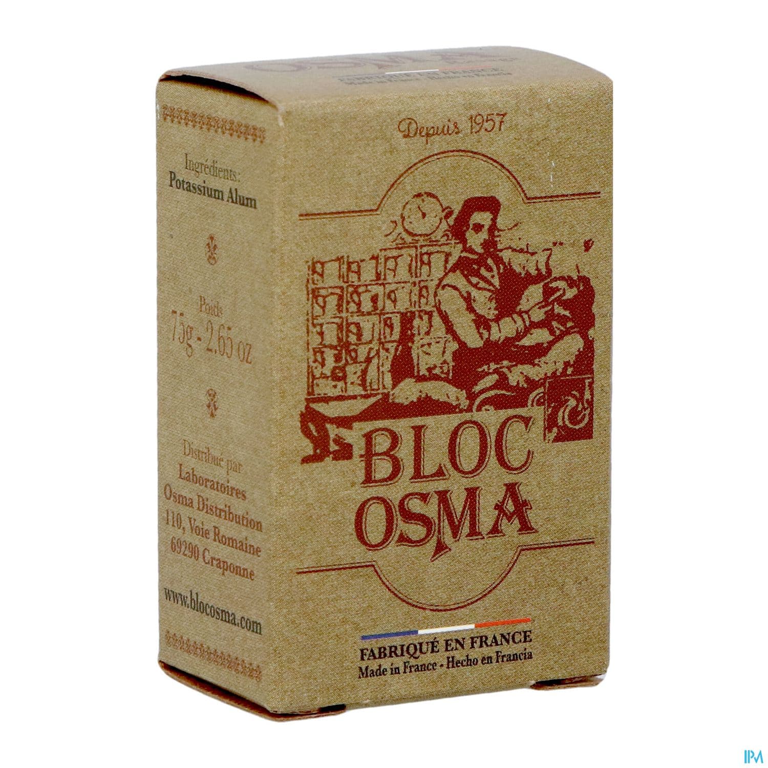OSMA BLOC PIERRE ALUN 75G — Pharmacie du Marché - Fontenay-aux-Roses