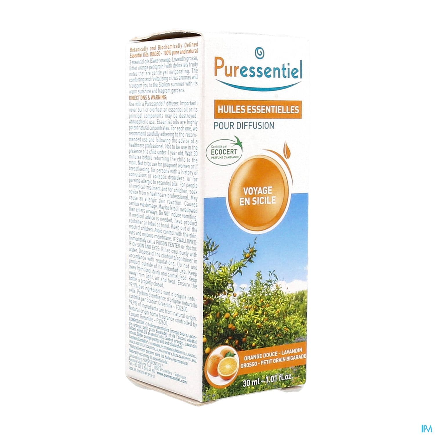 PURESSENTIEL DIFFUS SICILE 30ML