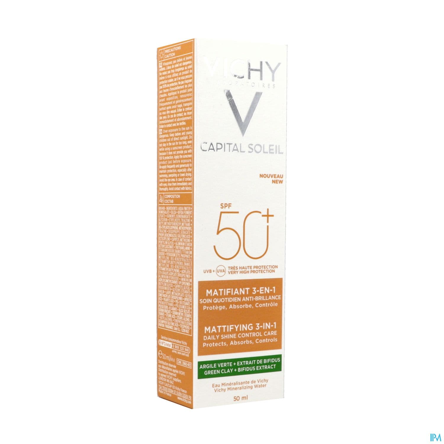Vichy Capital Soleil Matifiant Spf50+ 50ml — Pharmacie Lafayette de Roubaix