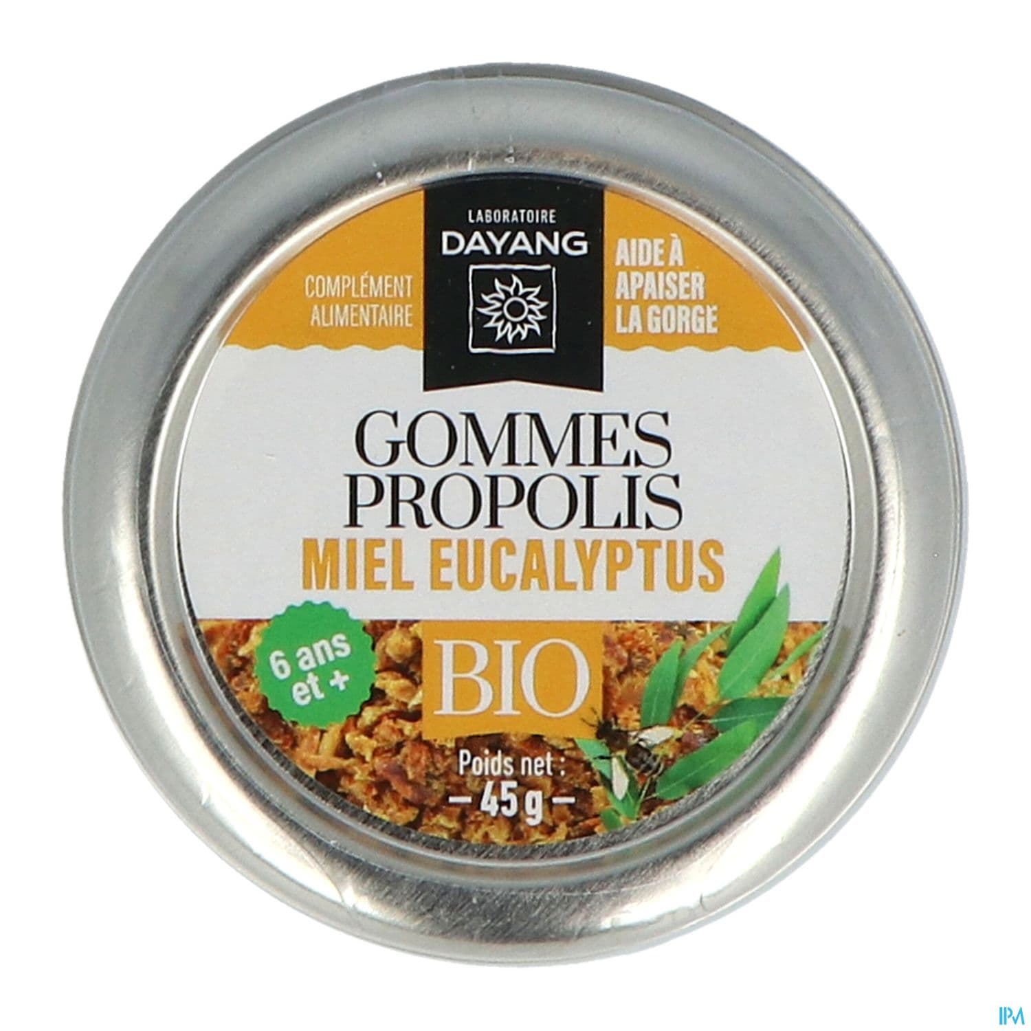 Dayang Gommes Propolis Miel Eucalyptus Bio 45g