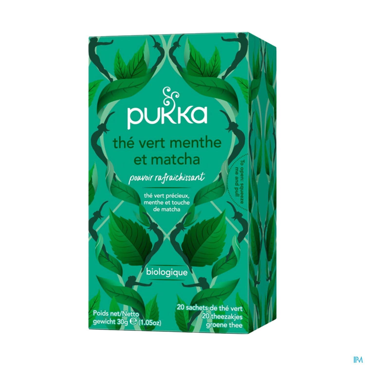 Pukka The Vert Matcha Menthe Bio Sachet 20