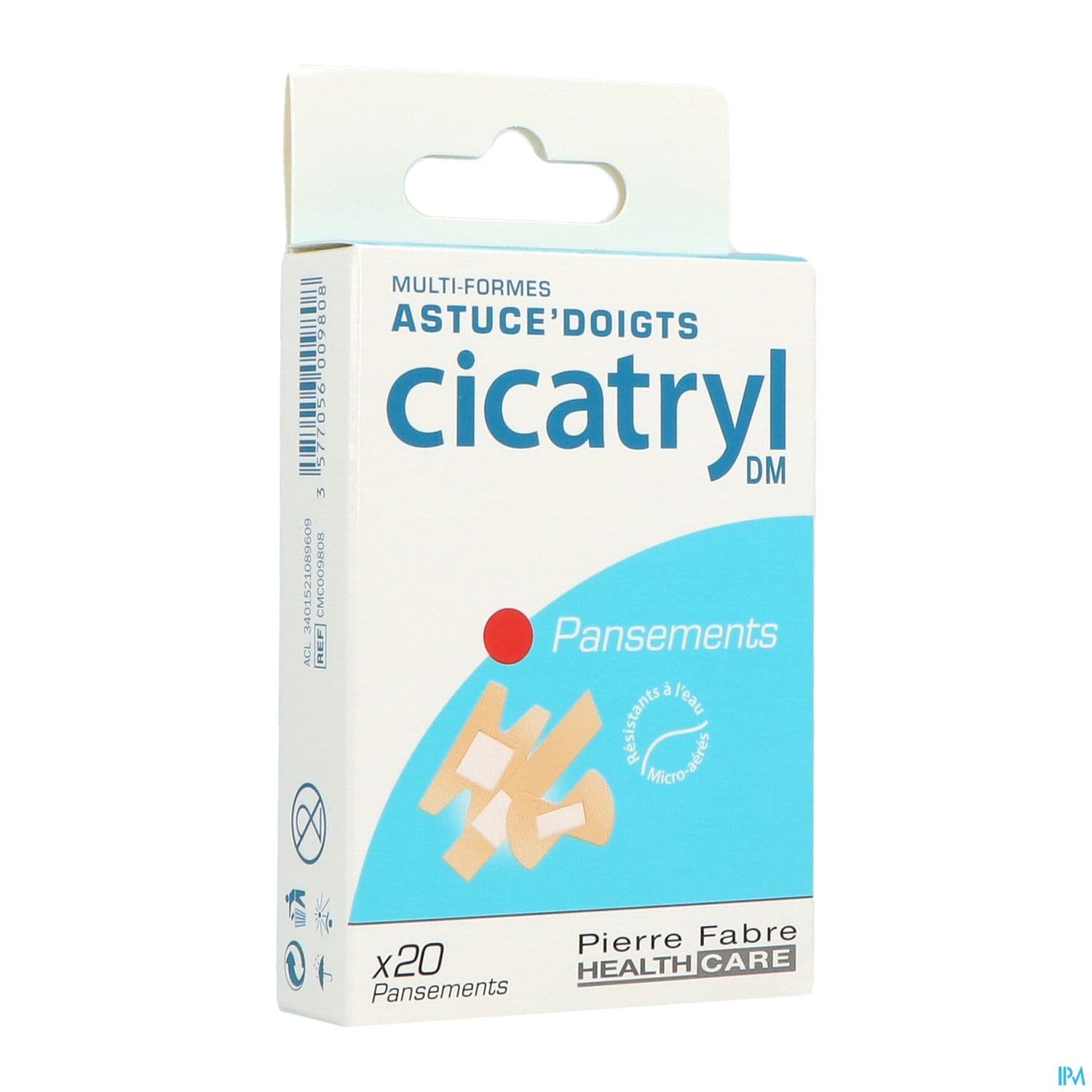 Cicatryl Dm Astuce Doigt Pansement Multiformes 20