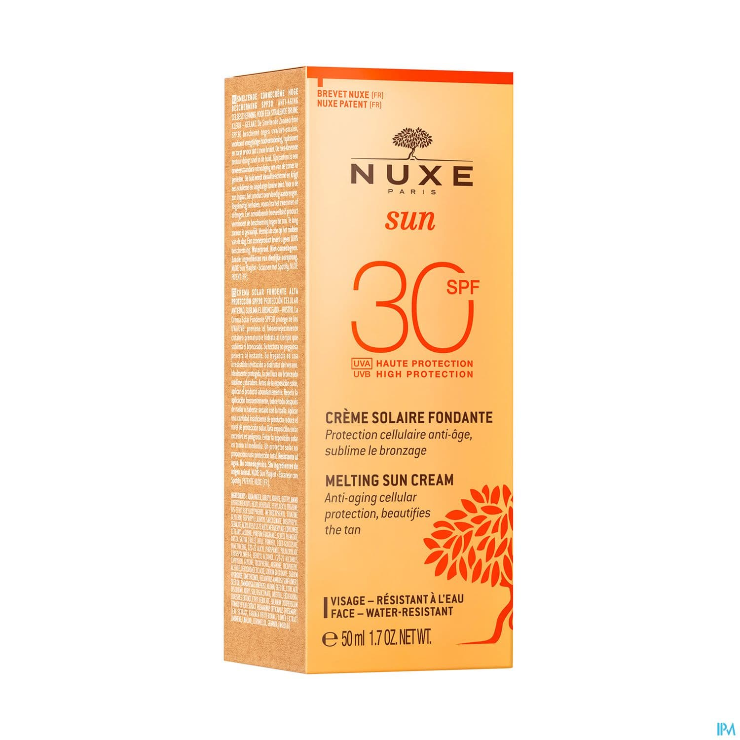 Nuxe Sun Creme Delicieuse Visage Ip30 Tube 50ml