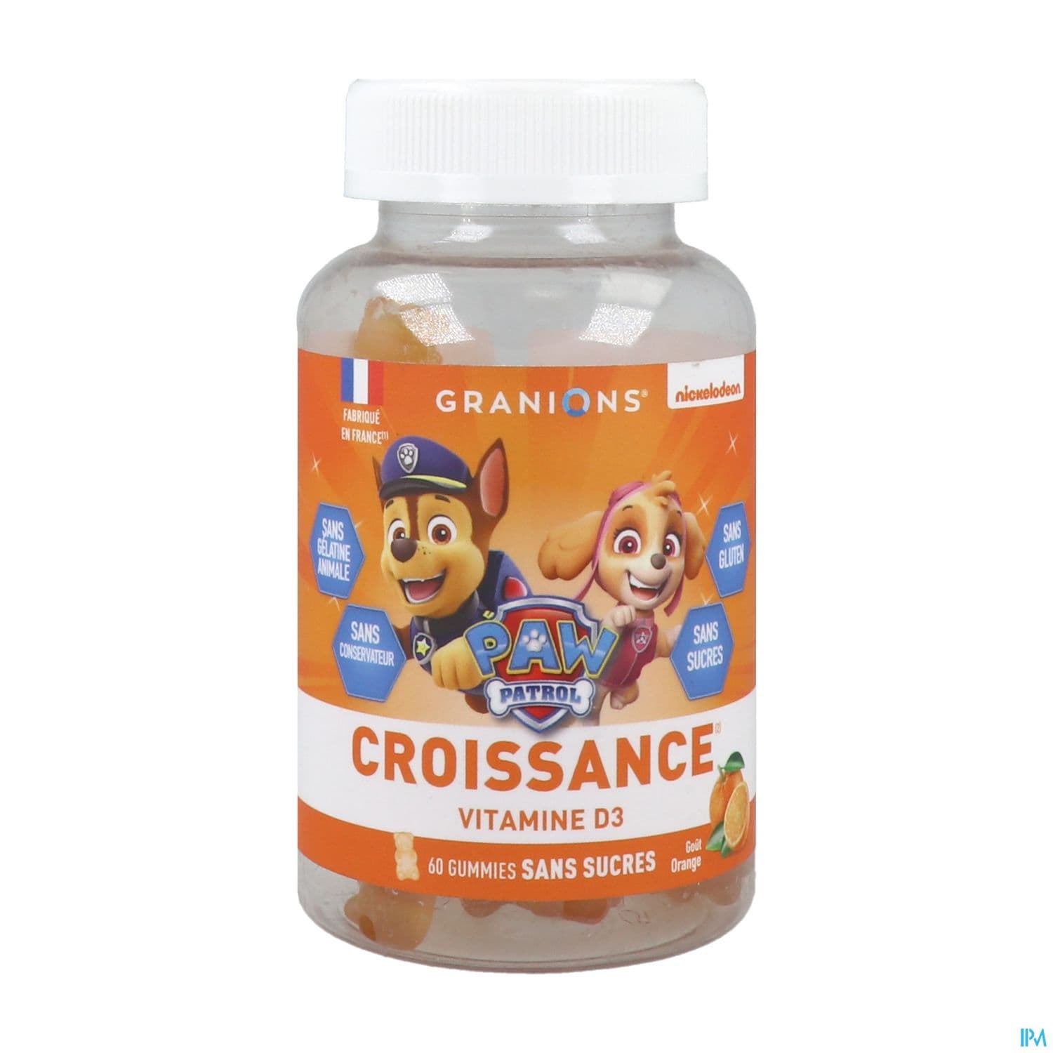 Granions Kid Gummies Croissance Pat Patrouille Orange 60