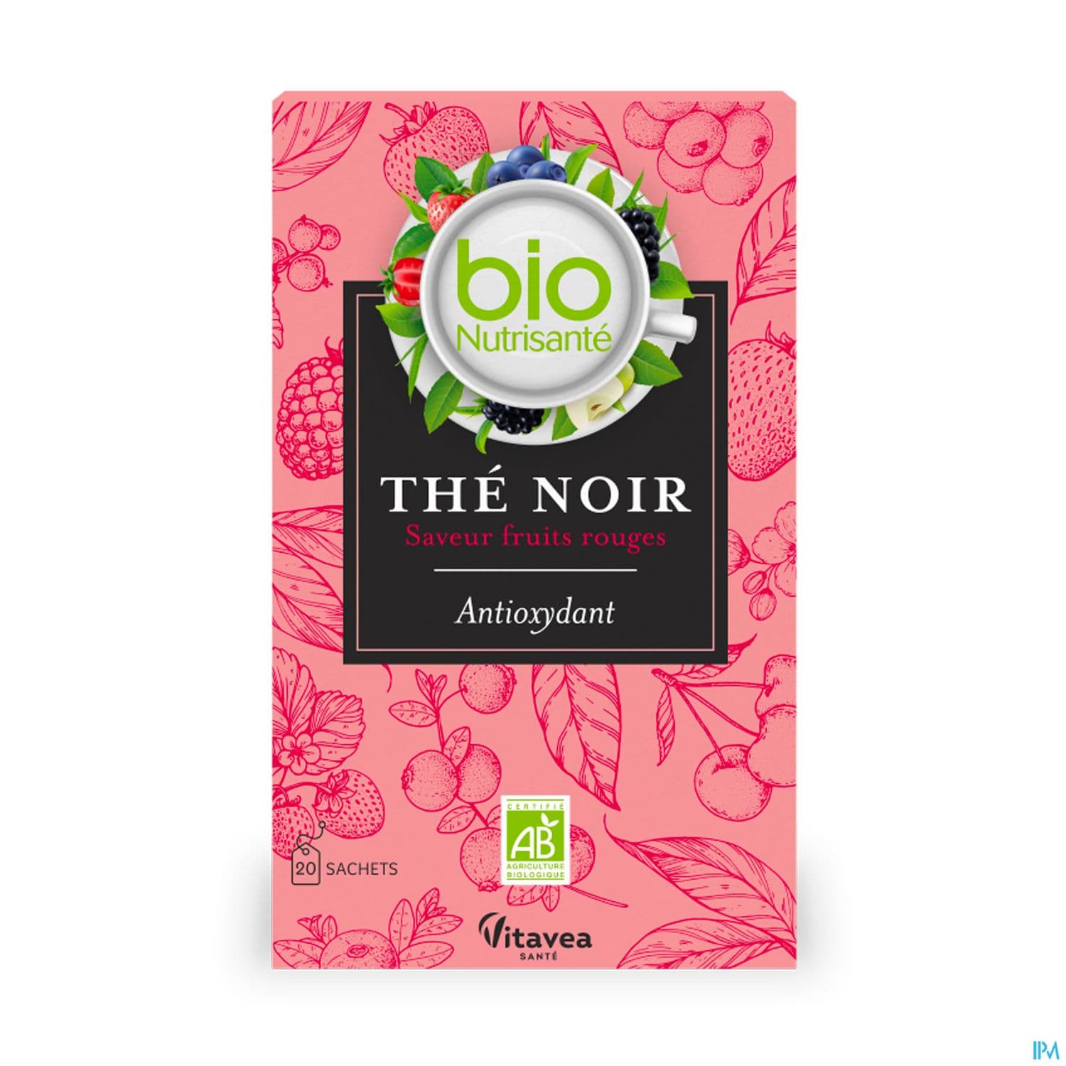 Vitavea Bionutrisante The Noir Fruits Rouges Sachet 20