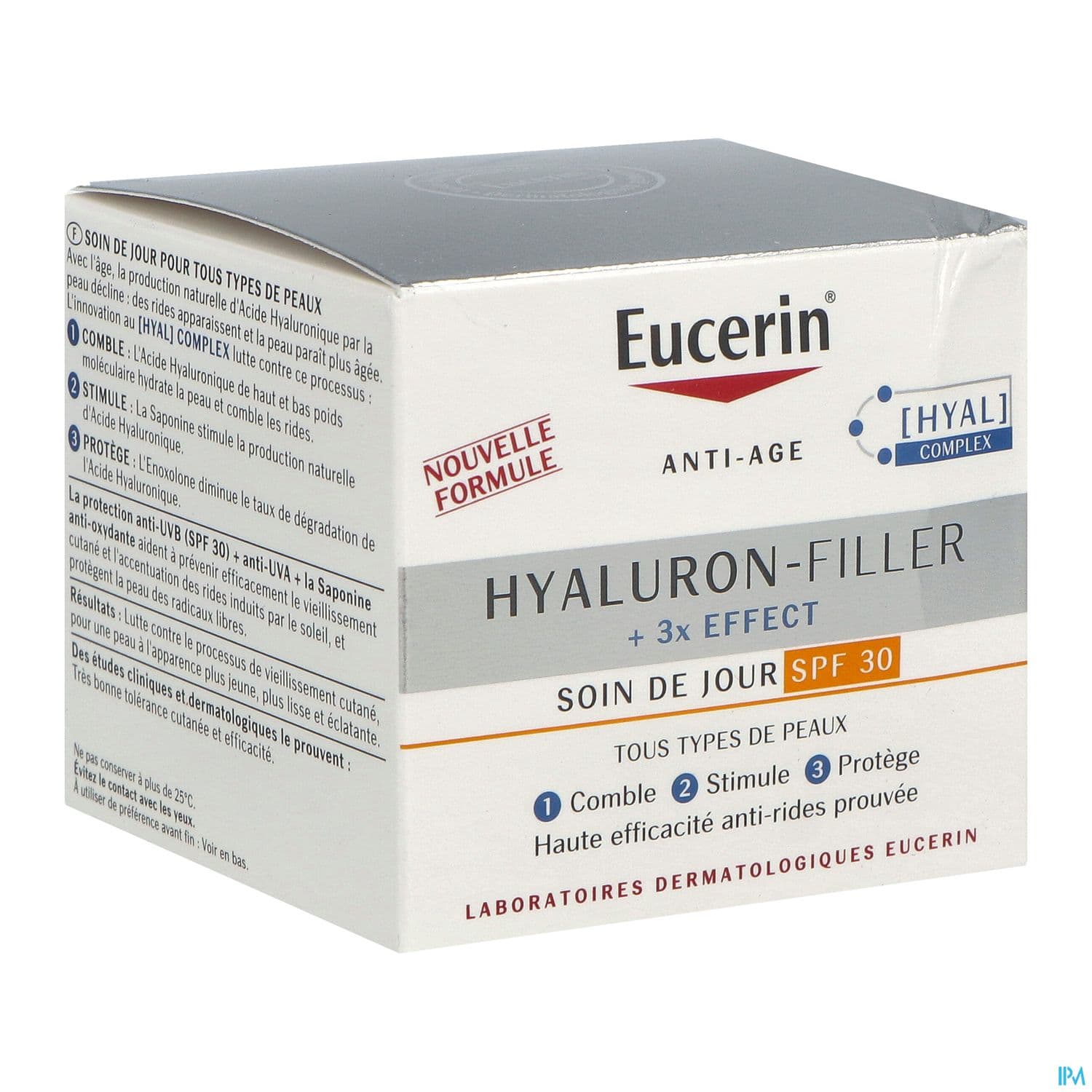 Eucerin Hyaluron Filler +3x Effect Spf30 Creme Jour 50ml