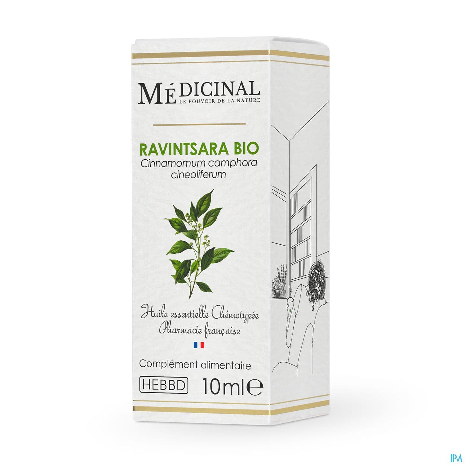 Medicinal Huile Essentielle Ravintsara Bio 10ml