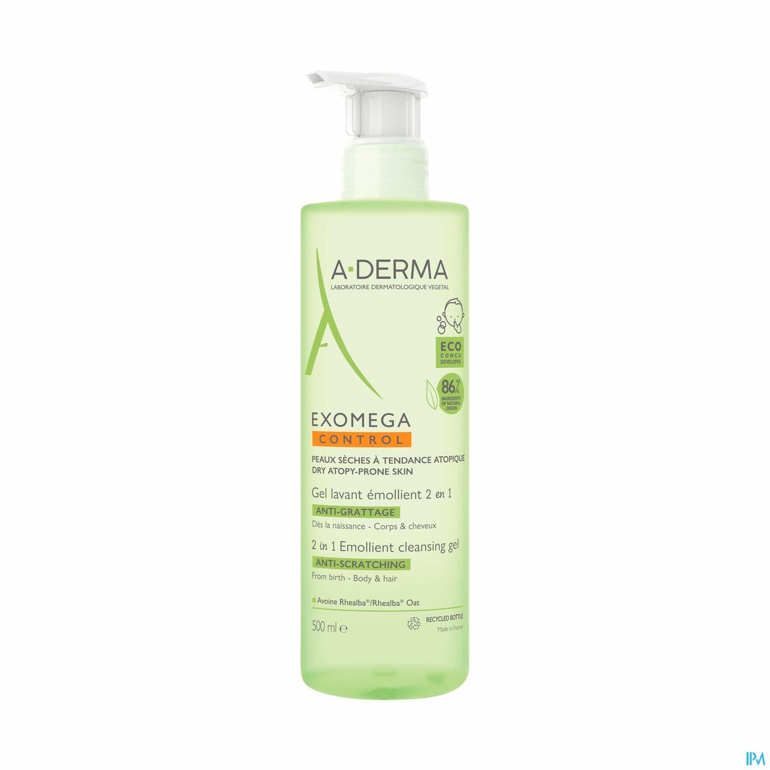 A-DERMA EXOMEGA CONT 2/1 GEL 500ML