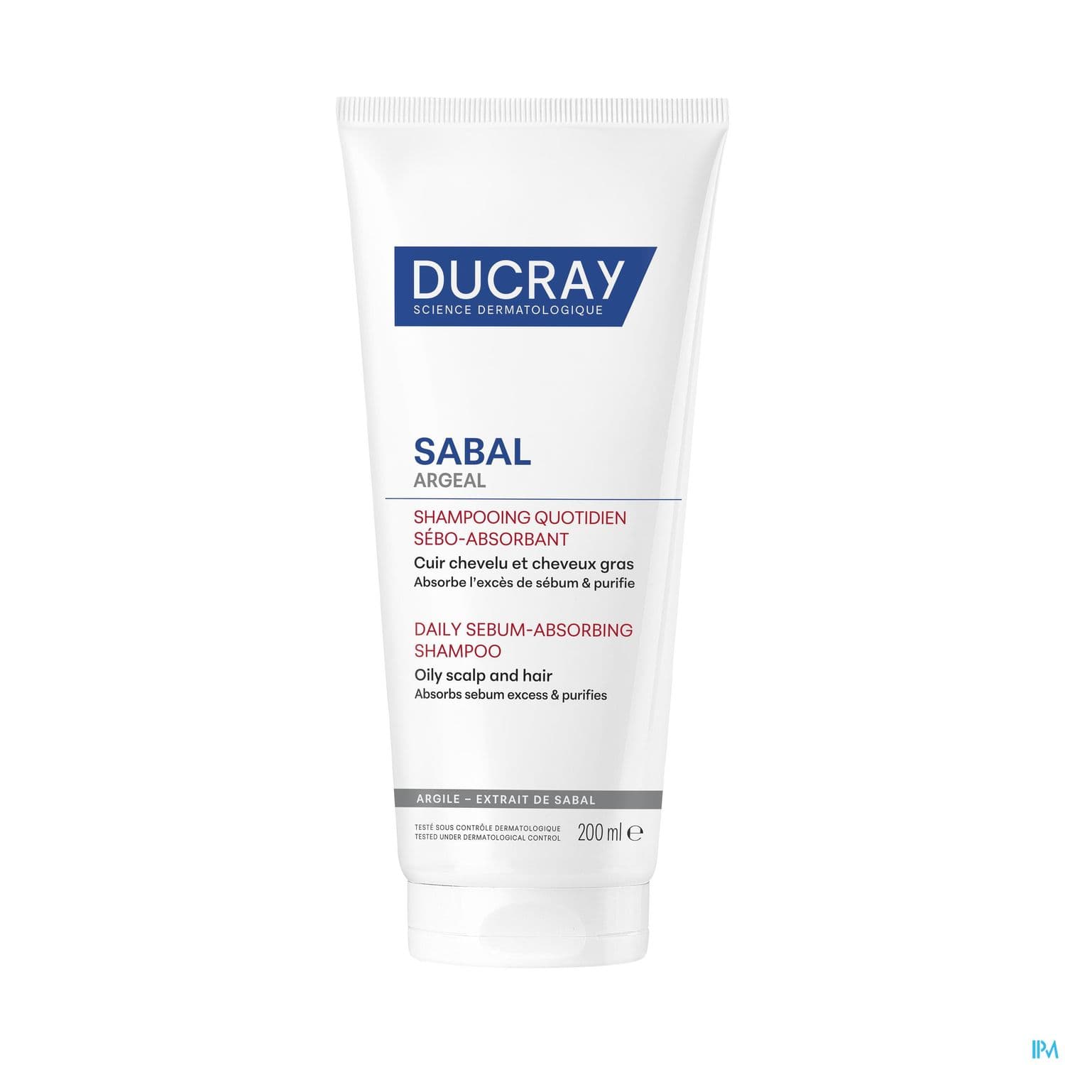 Ducray Sabal Argeal Shampooing Quotidien Sebo-absorbant Nouveau 200ml