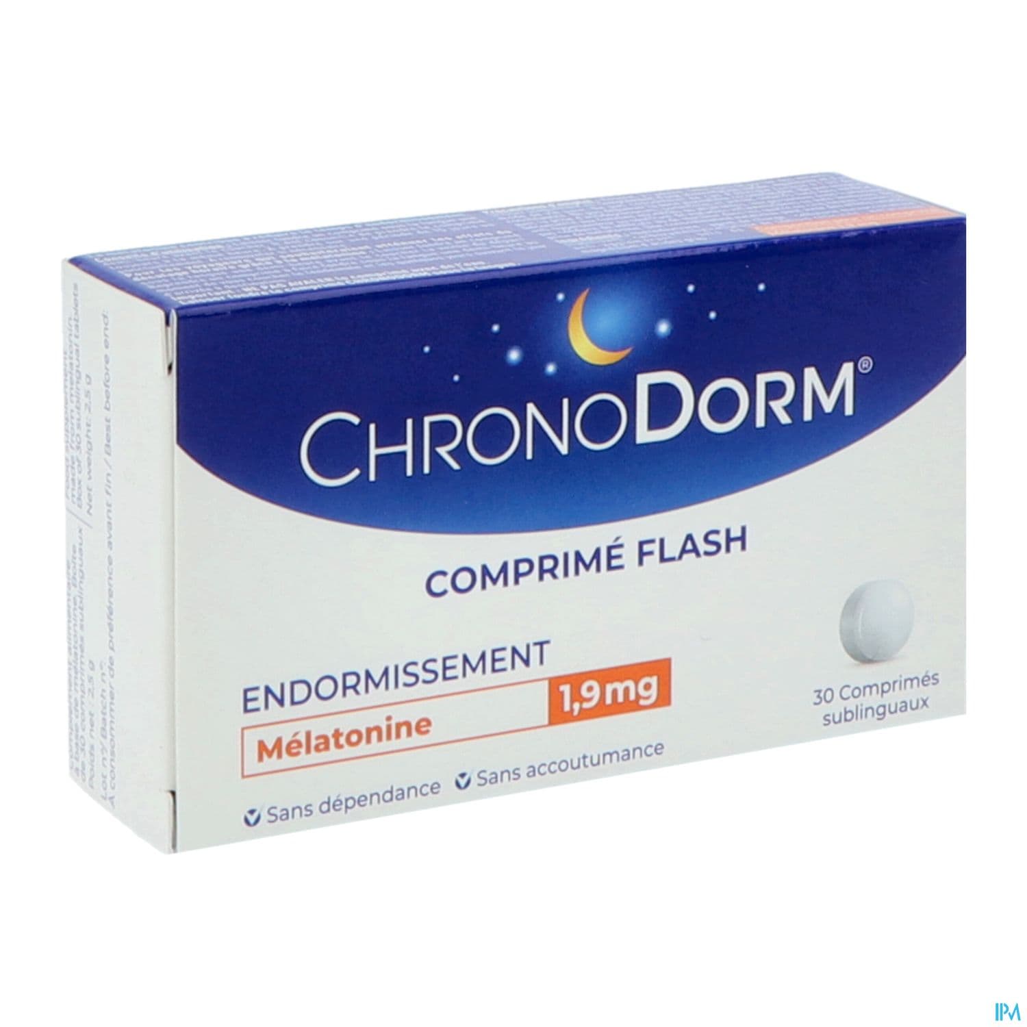 Chronodorm Melatonine Flash 1mg9mg Comprime Sublingual 30