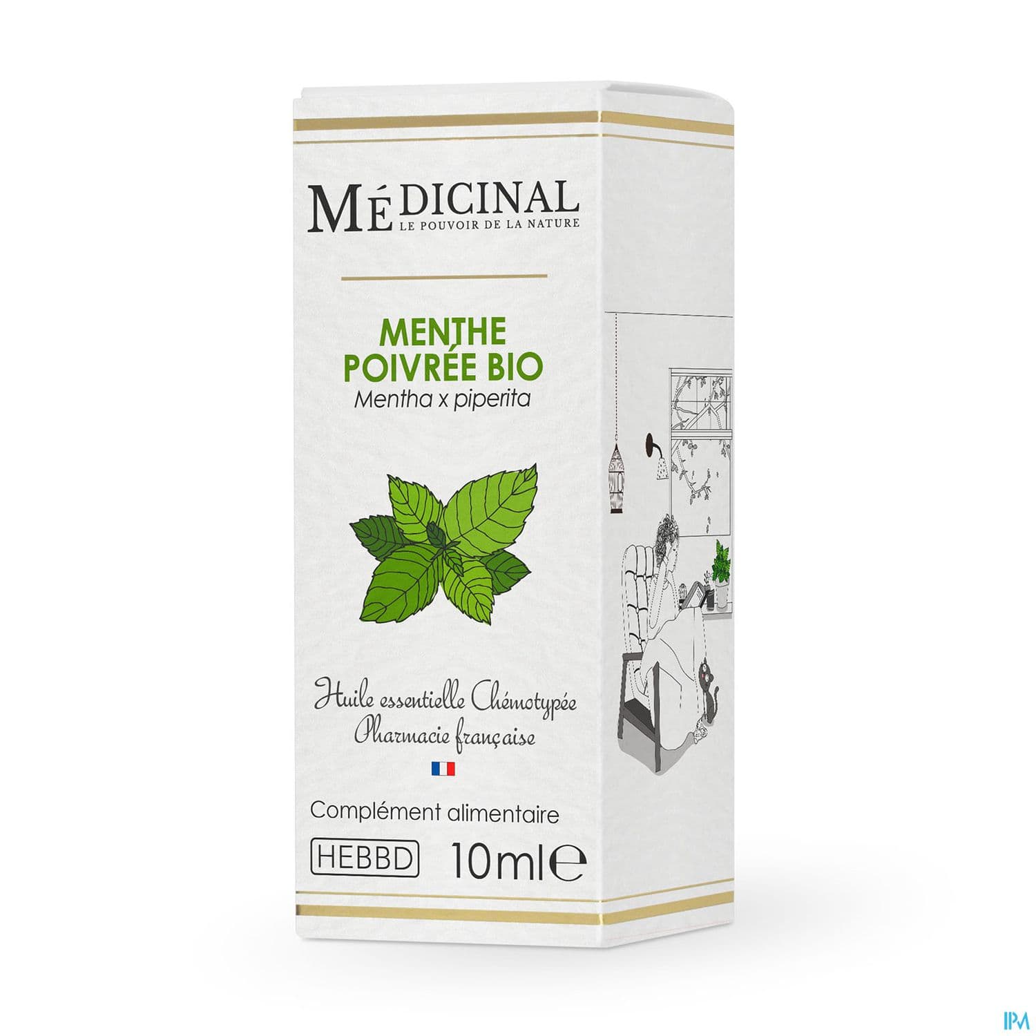 Medicinal Huile Essentielle Menthe Poivree Bio 10ml