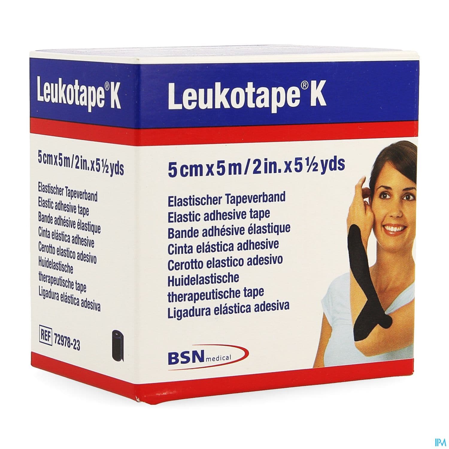 BDE LEUKOTAPE K NOIR 5CMX5M