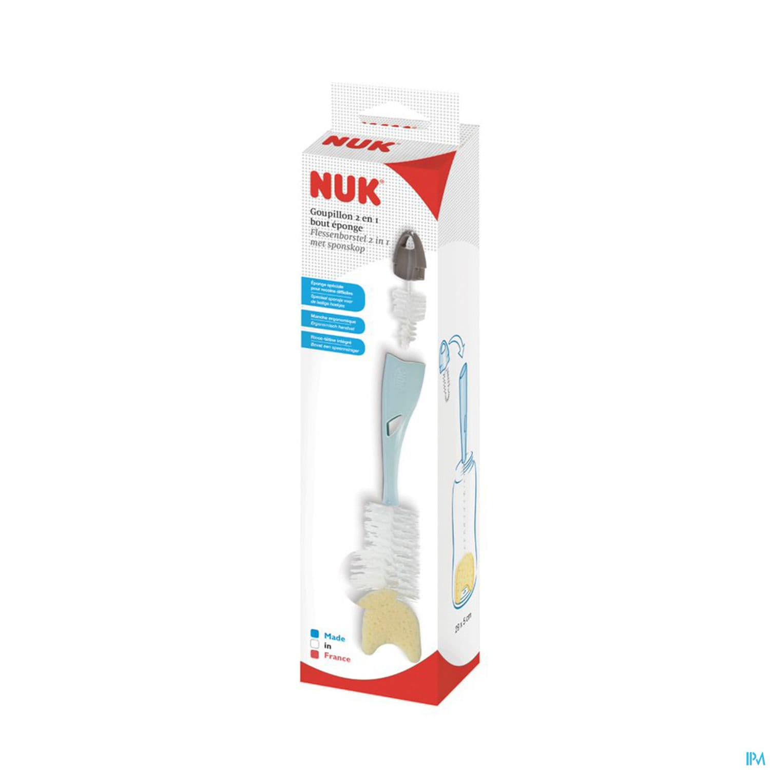 GOUPILLON NUK 2EN1 EMBOUT EPONGE