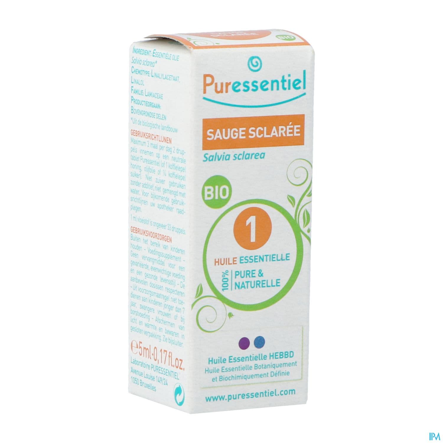 Puressentiel Huile Essentielle Sauge Sclaree Bio 5ml