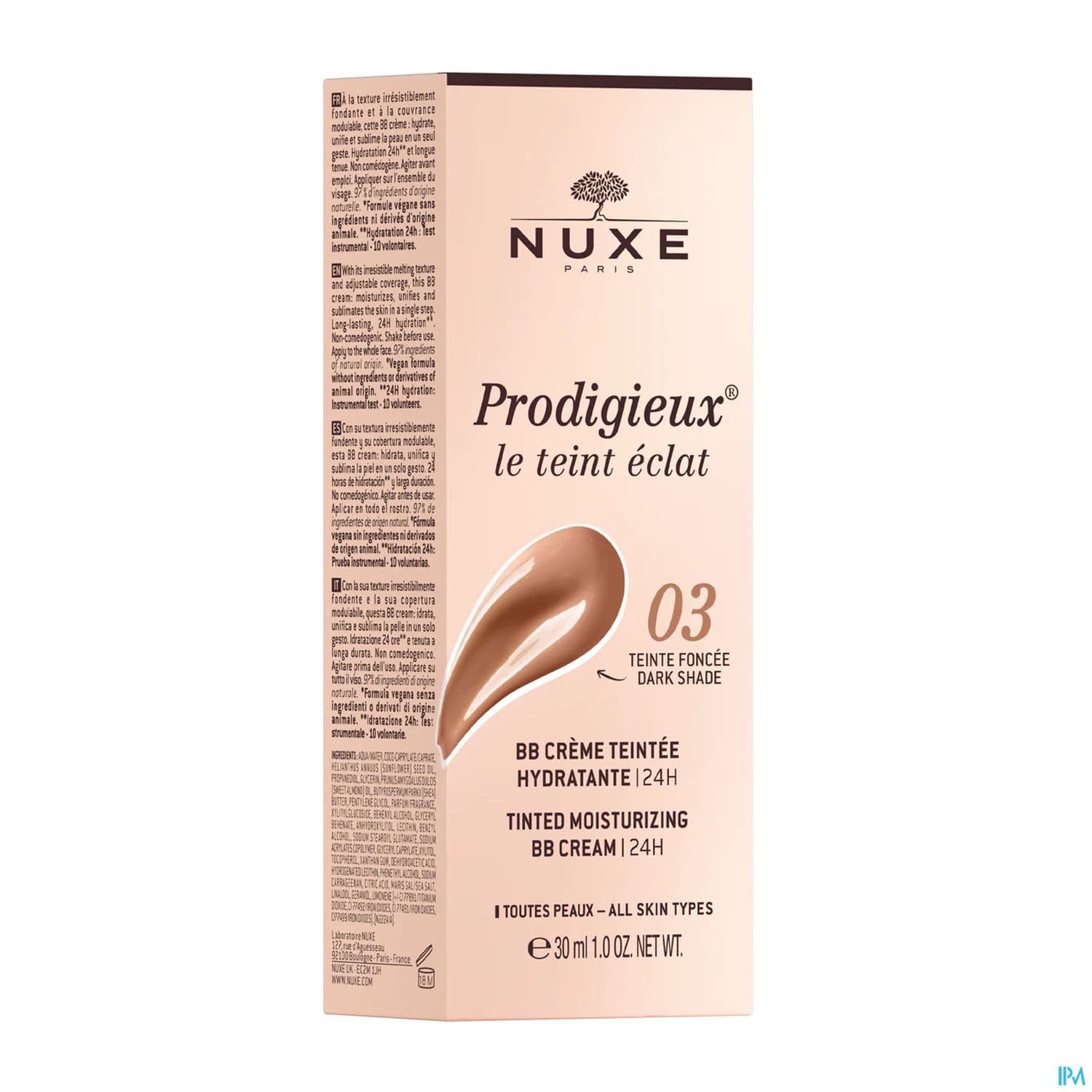 NUXE PRODIGIEUX BB CREME FONCE30ML