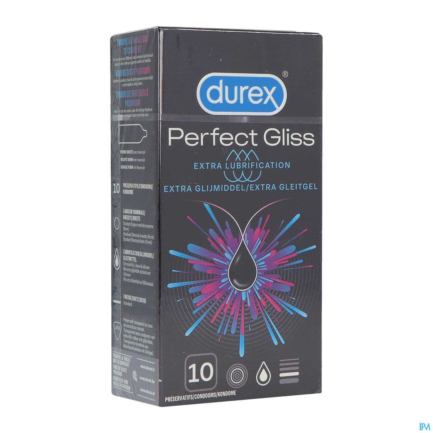 Durex Perfect Gliss Preservatif 10