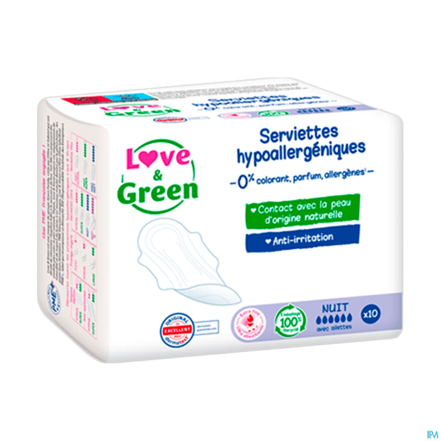 LOVE&GREEN SERVIET NUIT 10