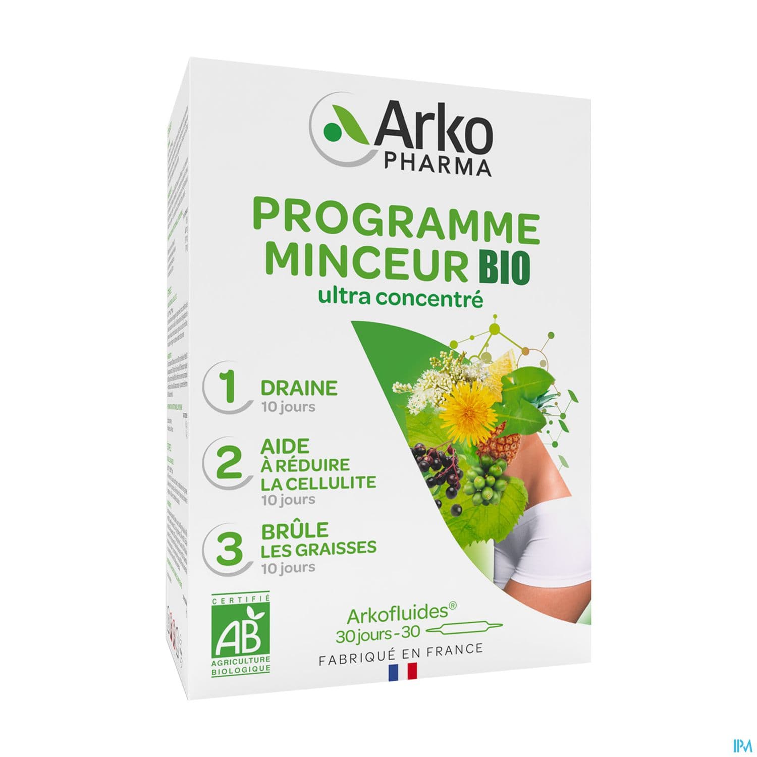 Arkopharma Arkofluides Bio Programme Minceur Ampoule Buvable 10ml 30