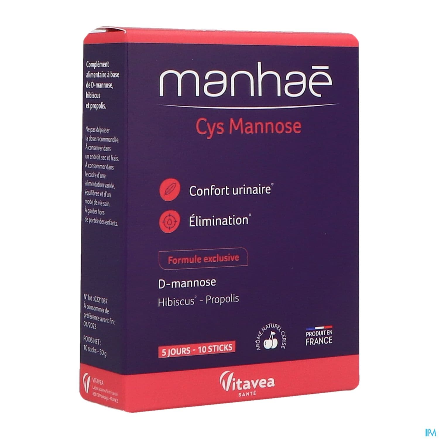 Vitavea Manhae Cys Mannose Stick 10 — Pharmacie Pharmavance Richard Lenoir