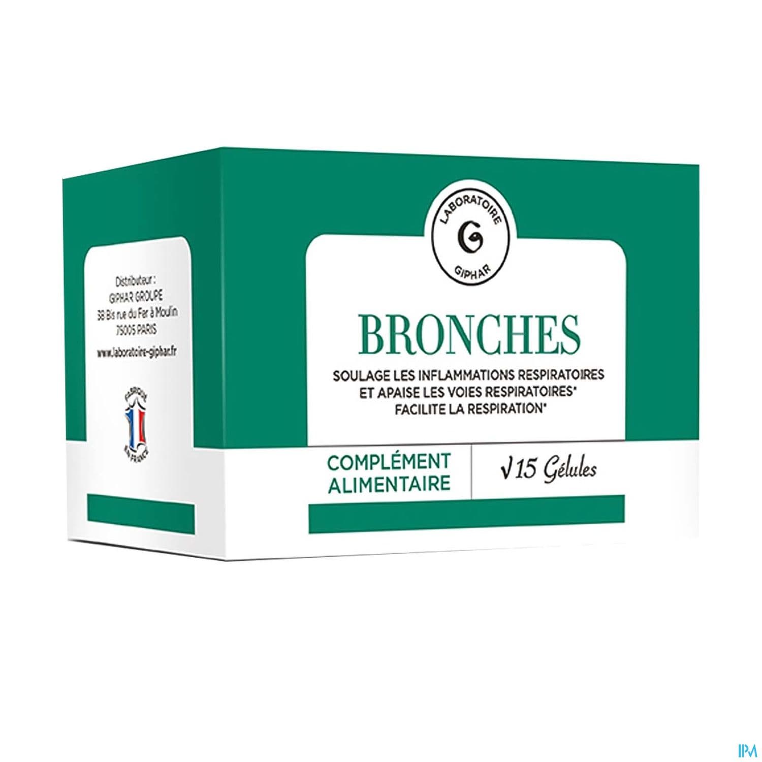 Laboratoire Giphar Bronches Gelule 15