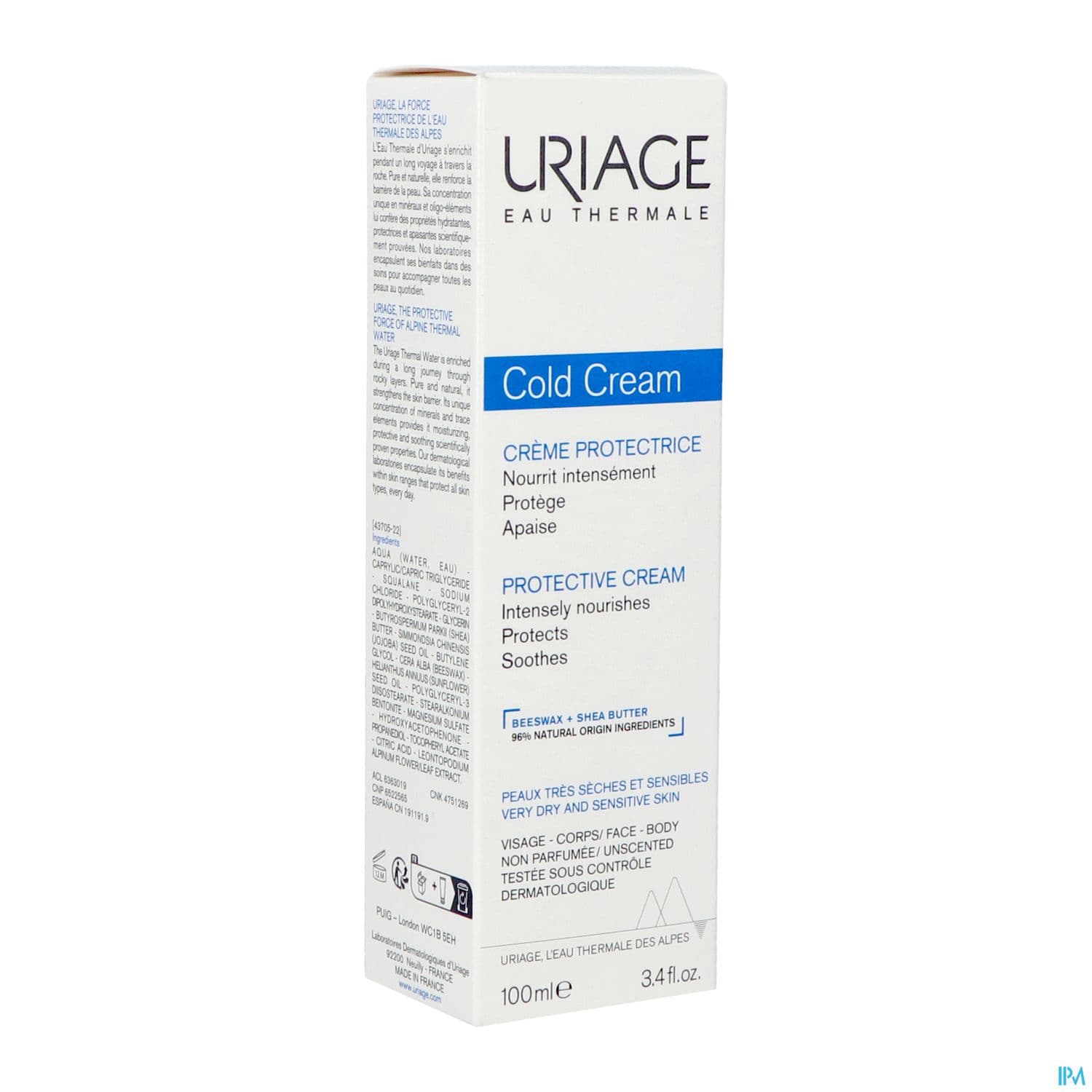 Uriage Bebe Cold Cream Creme Protectrice 100ml