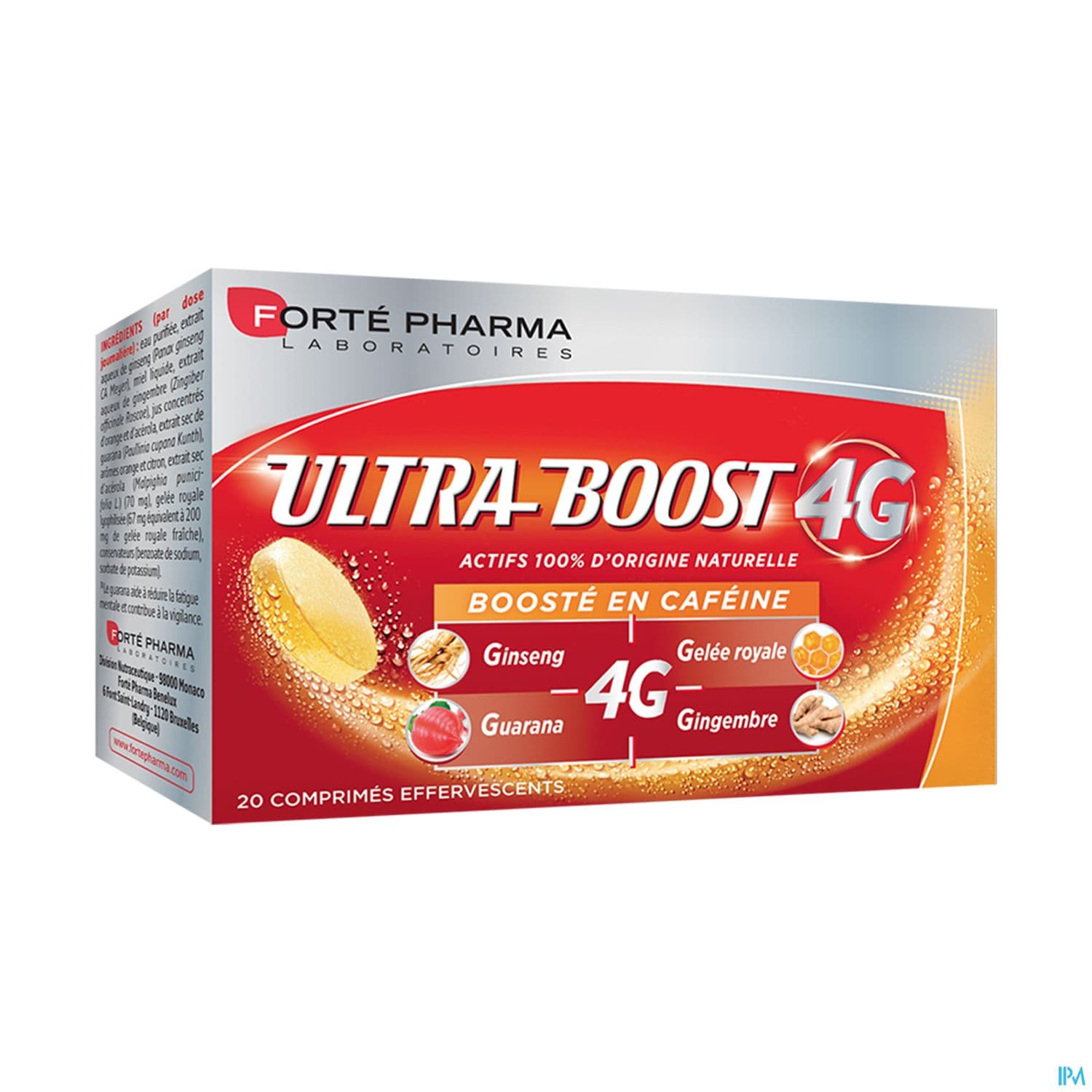 Forte Pharma Ultra Boost 4g Comprime Effervescent 20