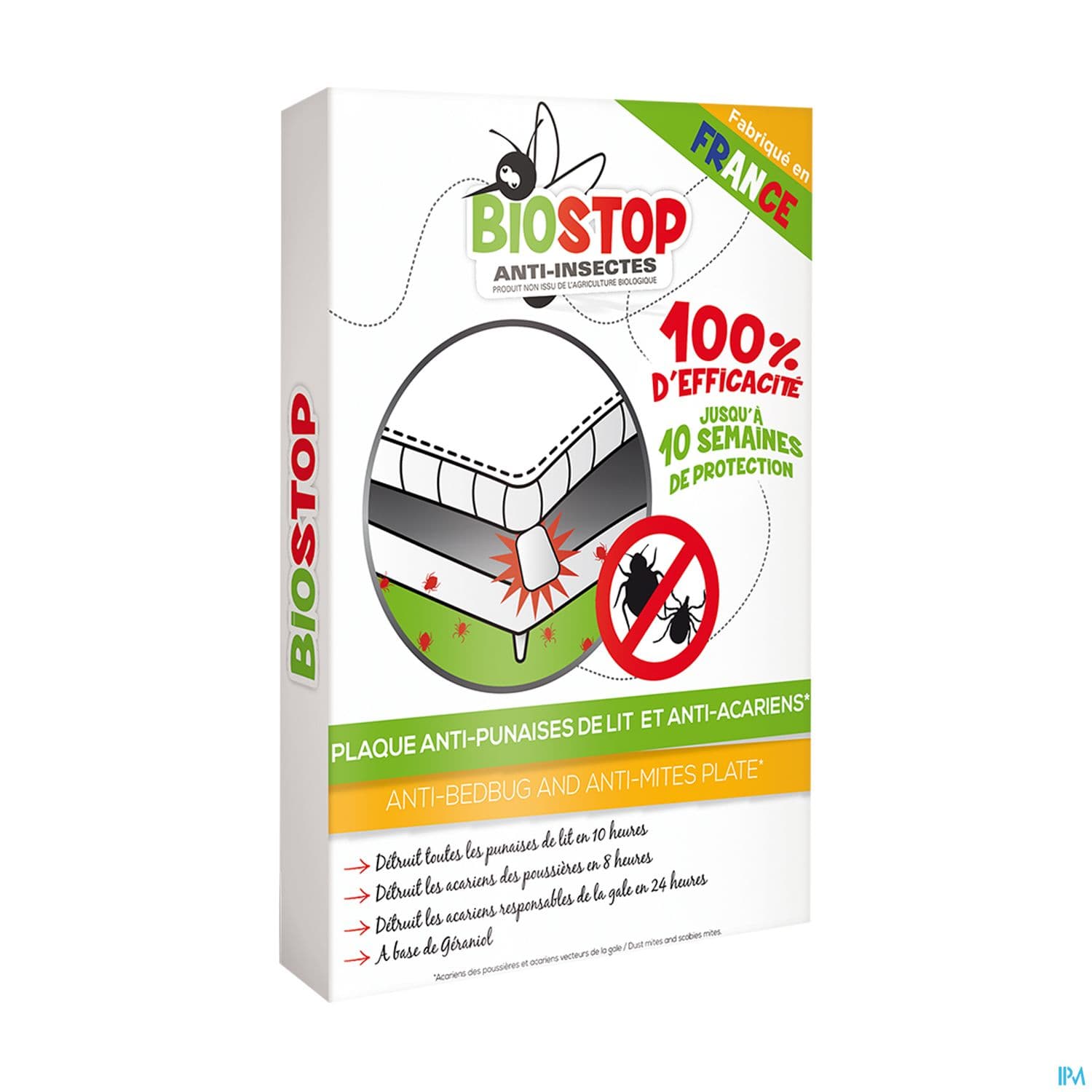 BIOSTOP PLAQUE A/PUNAISES LIT 2