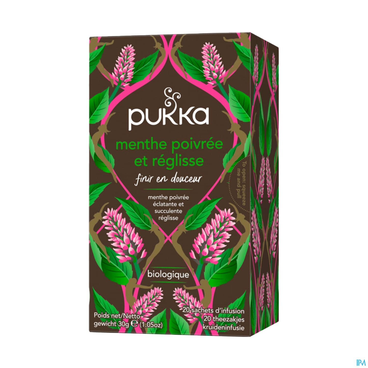 Pukka Infusion Menthe Poivree Reglisse Bio Sachet 20