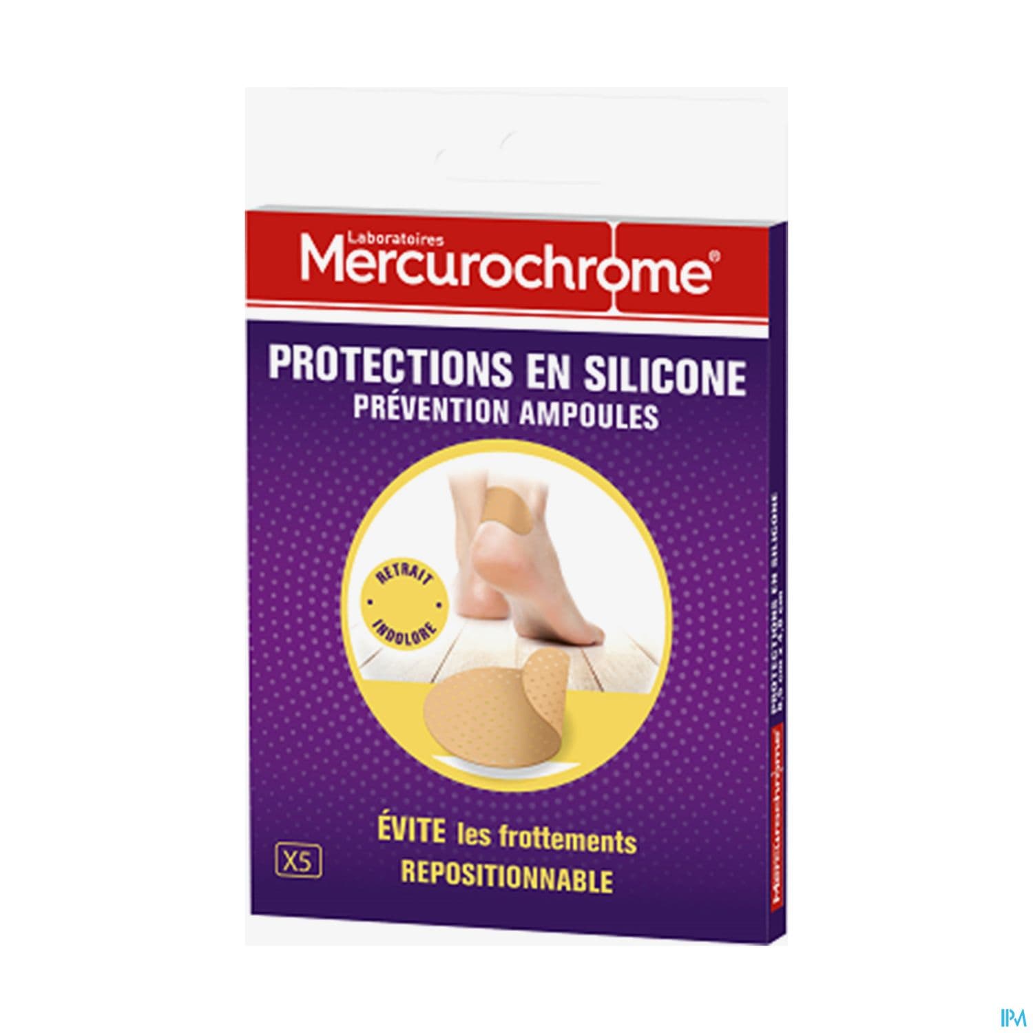 Mercurochrome Protection Silicone Ampoules X5 — Pharmacie Apothical Carré Sénart