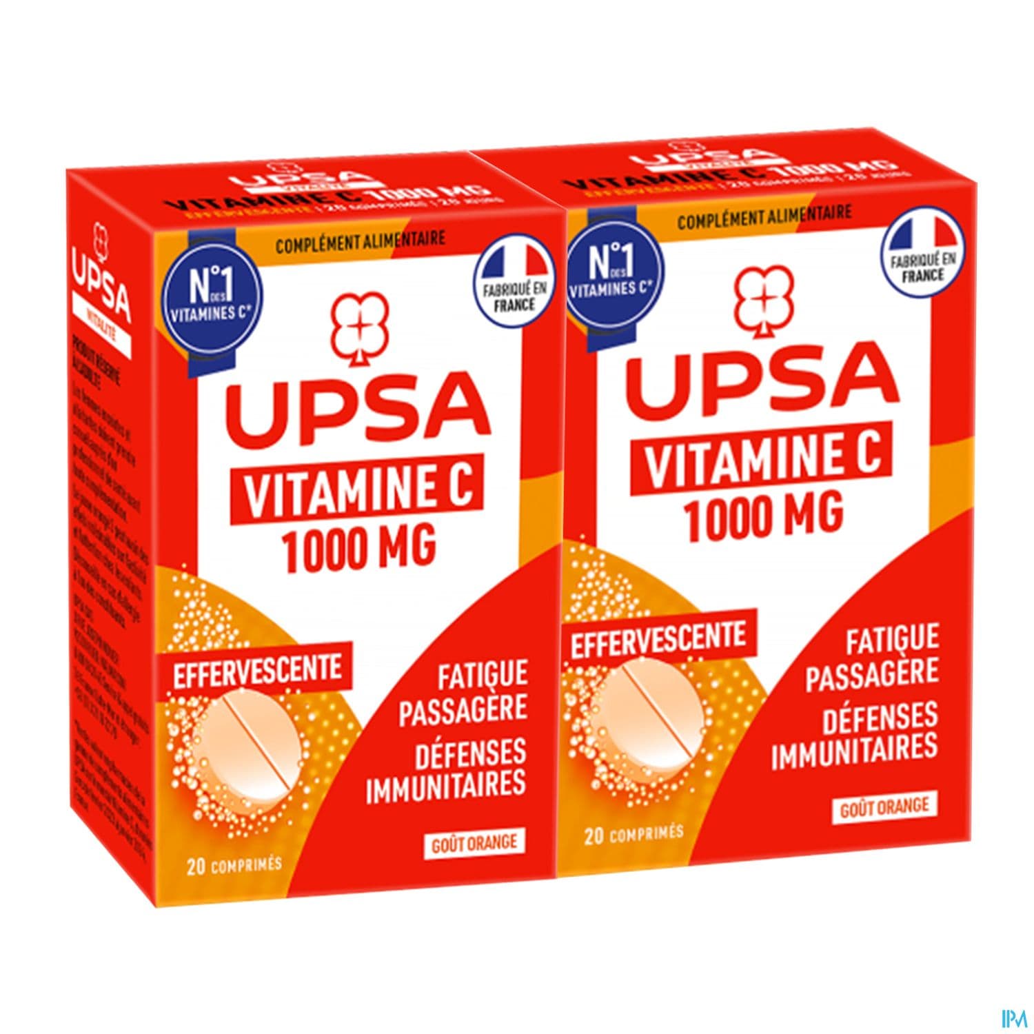 VIT C 1000MG UPSA CPR EFFERV 2X20