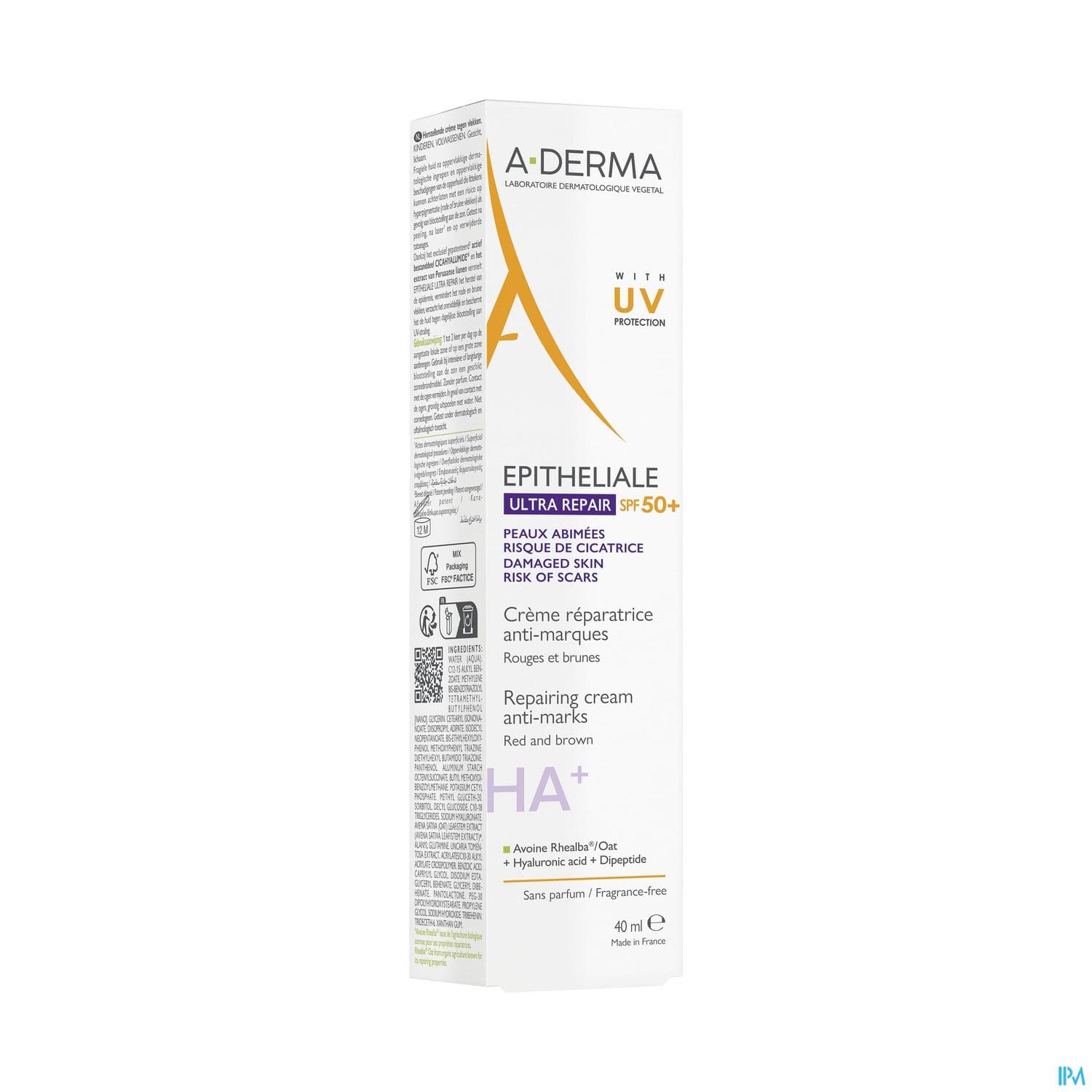 A-DERMA EPITHELIALE REPAR 50+ 40ML