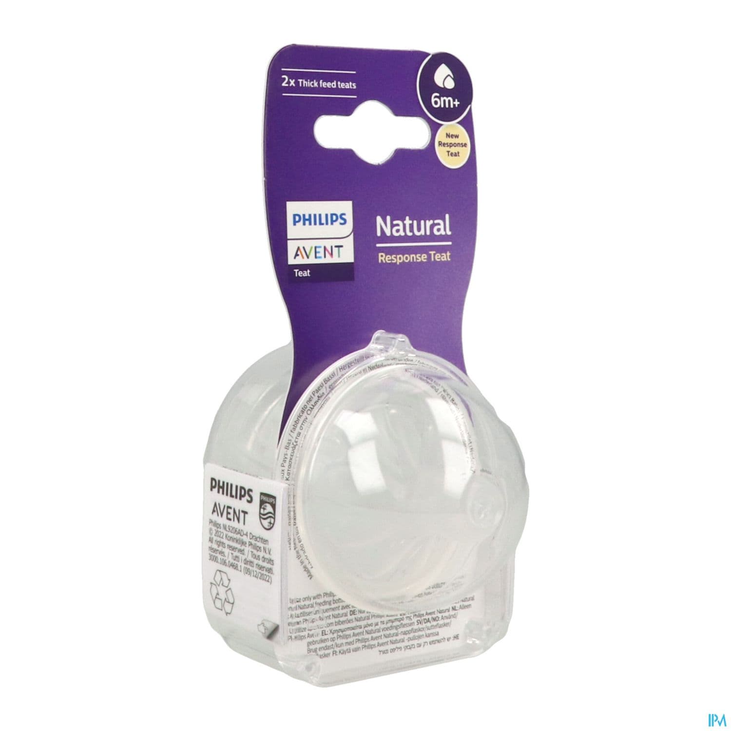 TETINE AVENT NAT RESPONSE EPAIS X2