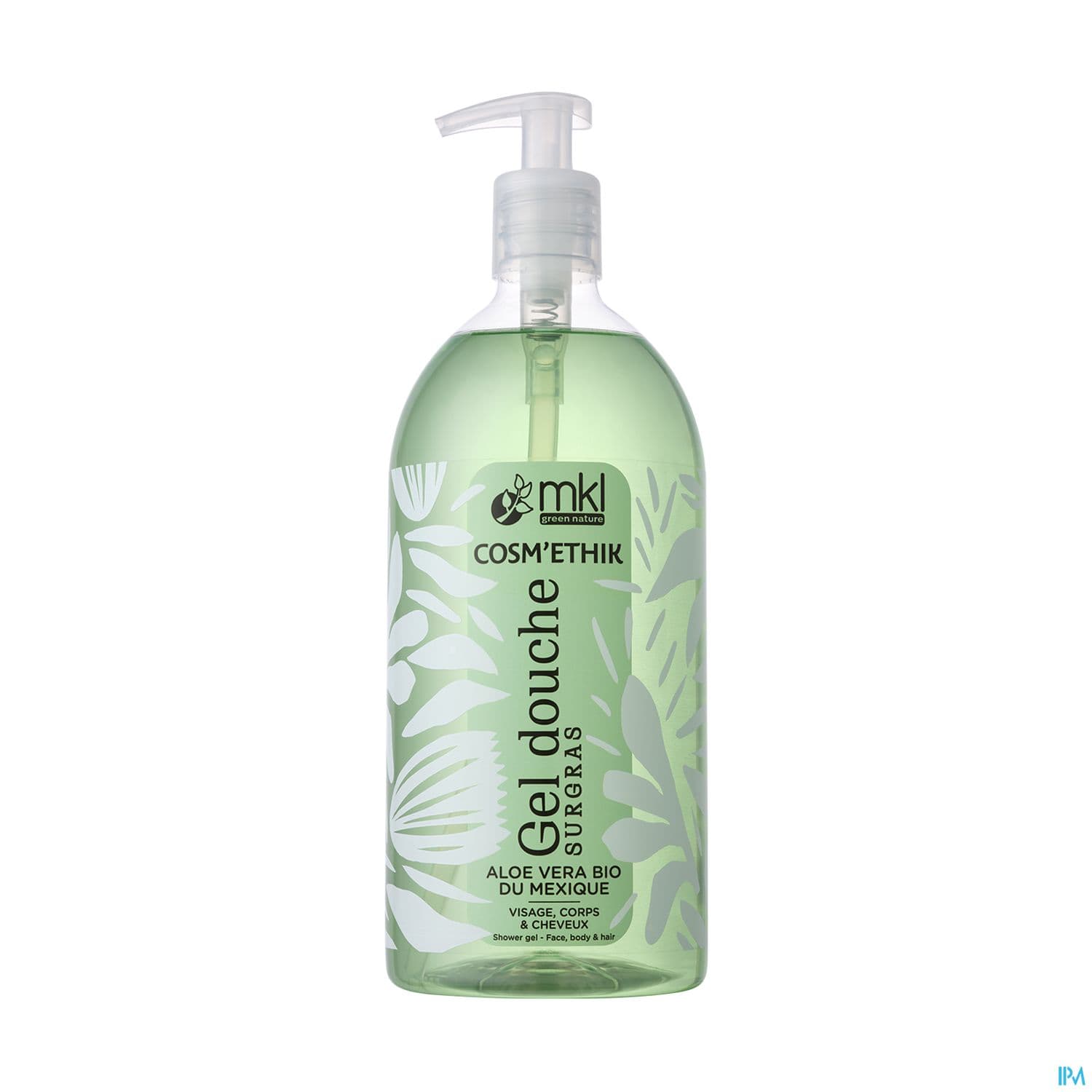 Mkl Green Nature Gel Douche Aloe Vera Du Mexique Cosm'ethik 1l
