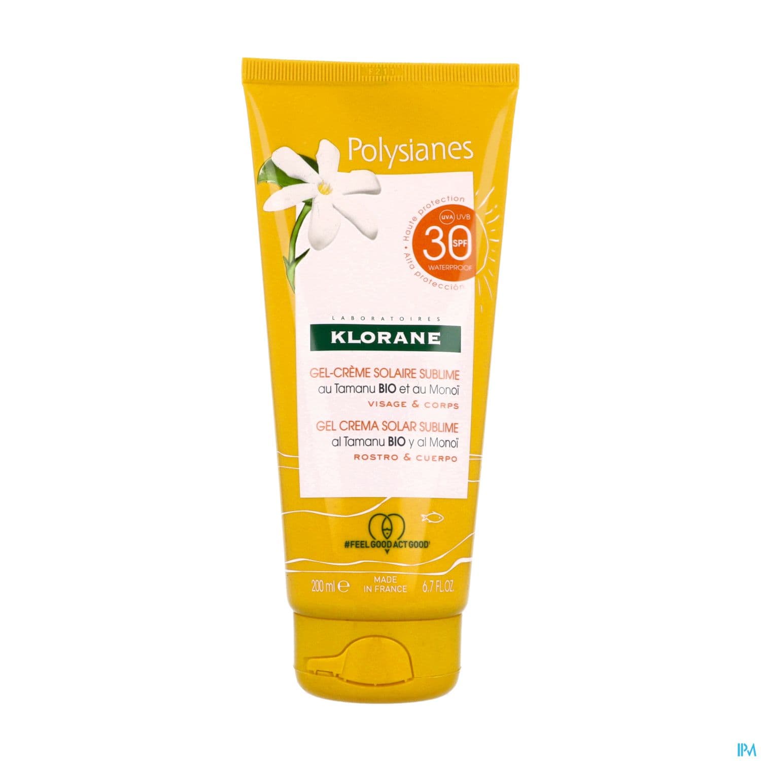 Klorane Polysianes Gel Creme Solaire Sublime Spf30 200ml