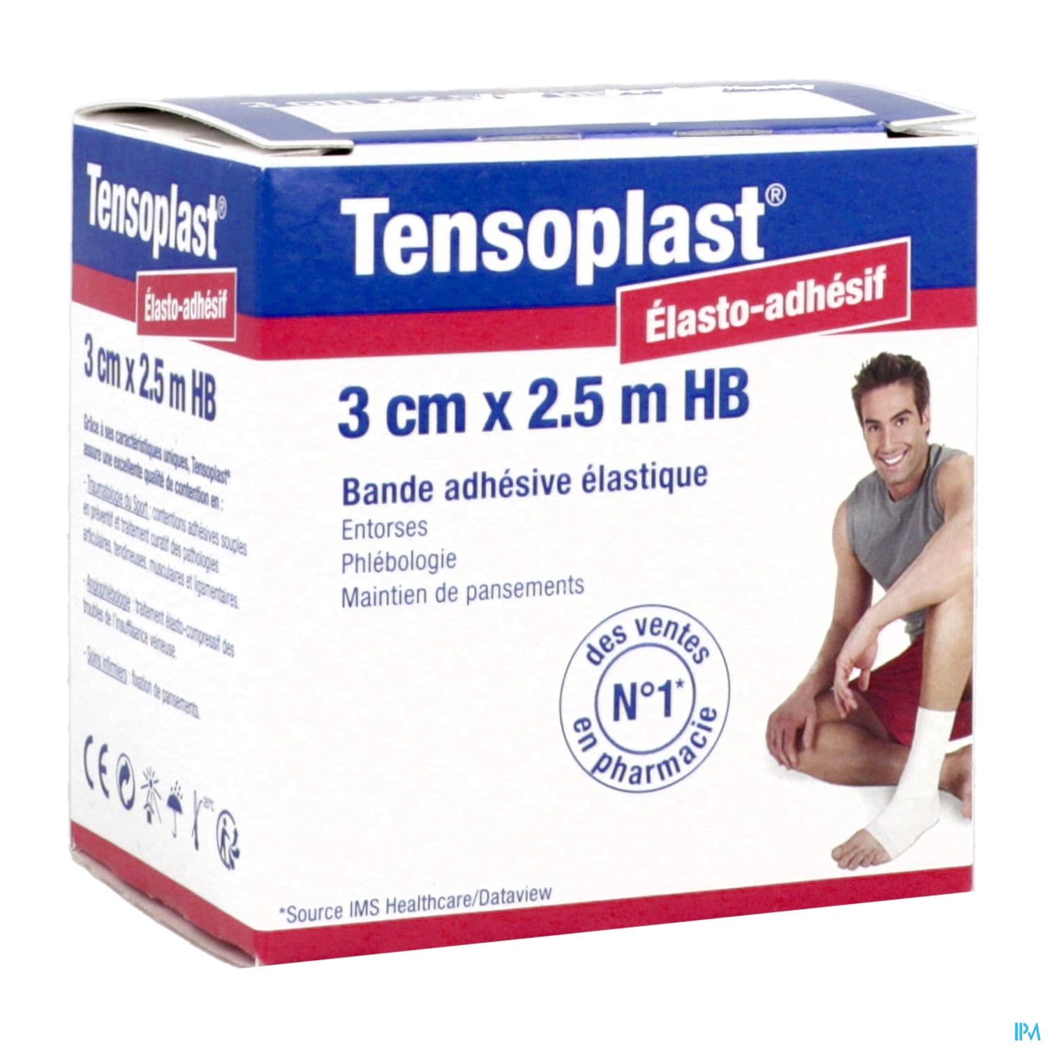 TENSOPLAST HB EX ELASTOPLASTE 3CM — Pharmacie Juin