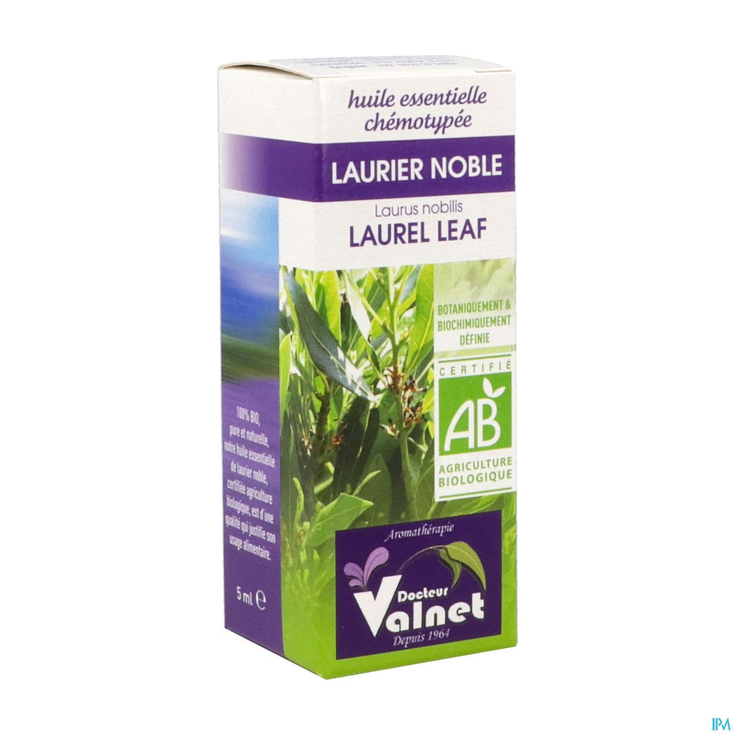 Valnet Huile Essentielle Laurier Noble Bio 5ml
