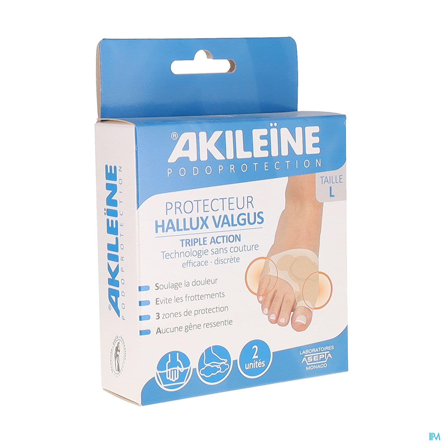 Akileine Podoprotection Protecteur Hallux Valgus Triple Action l X2