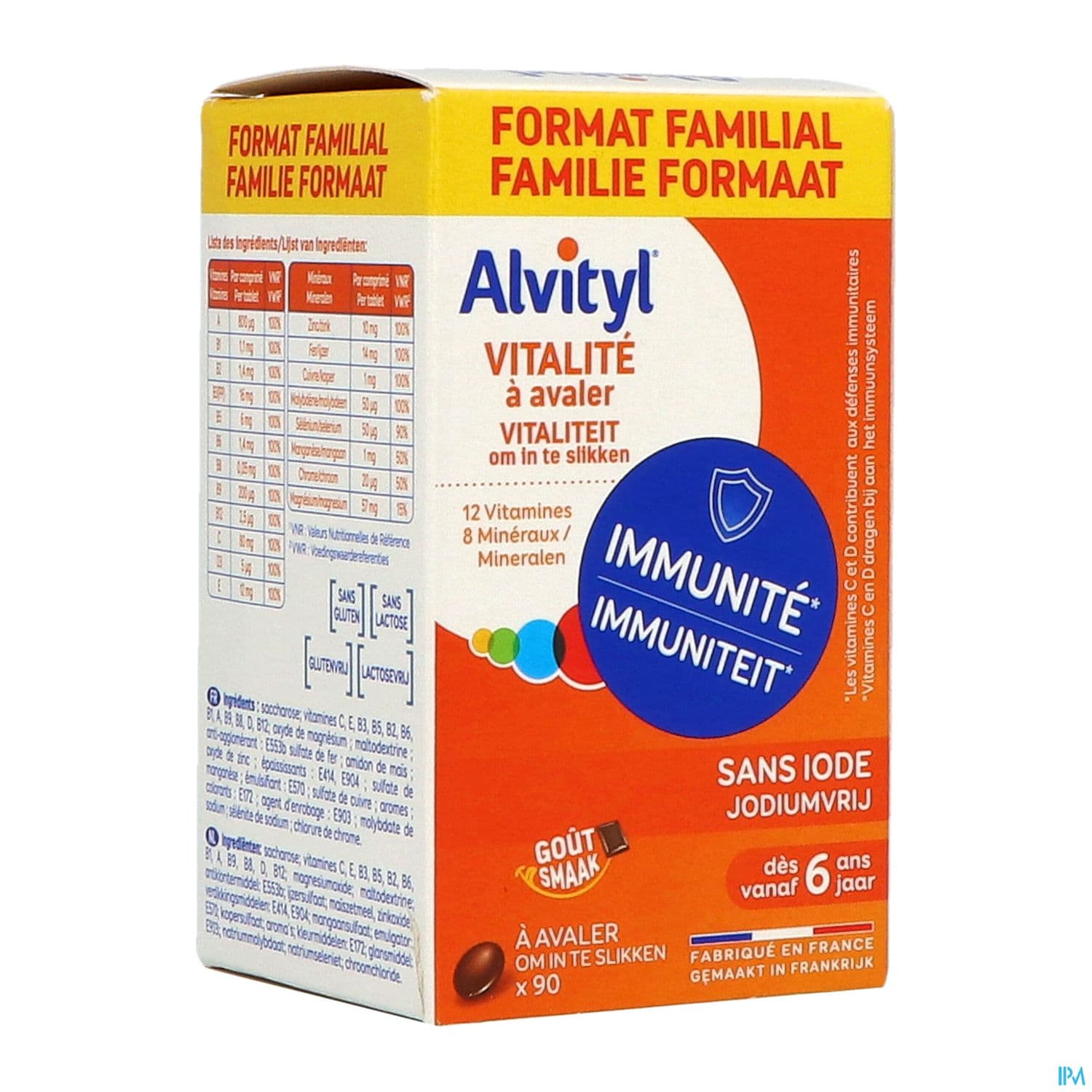 Alvityl Vitalite A Avaler Comprime 90