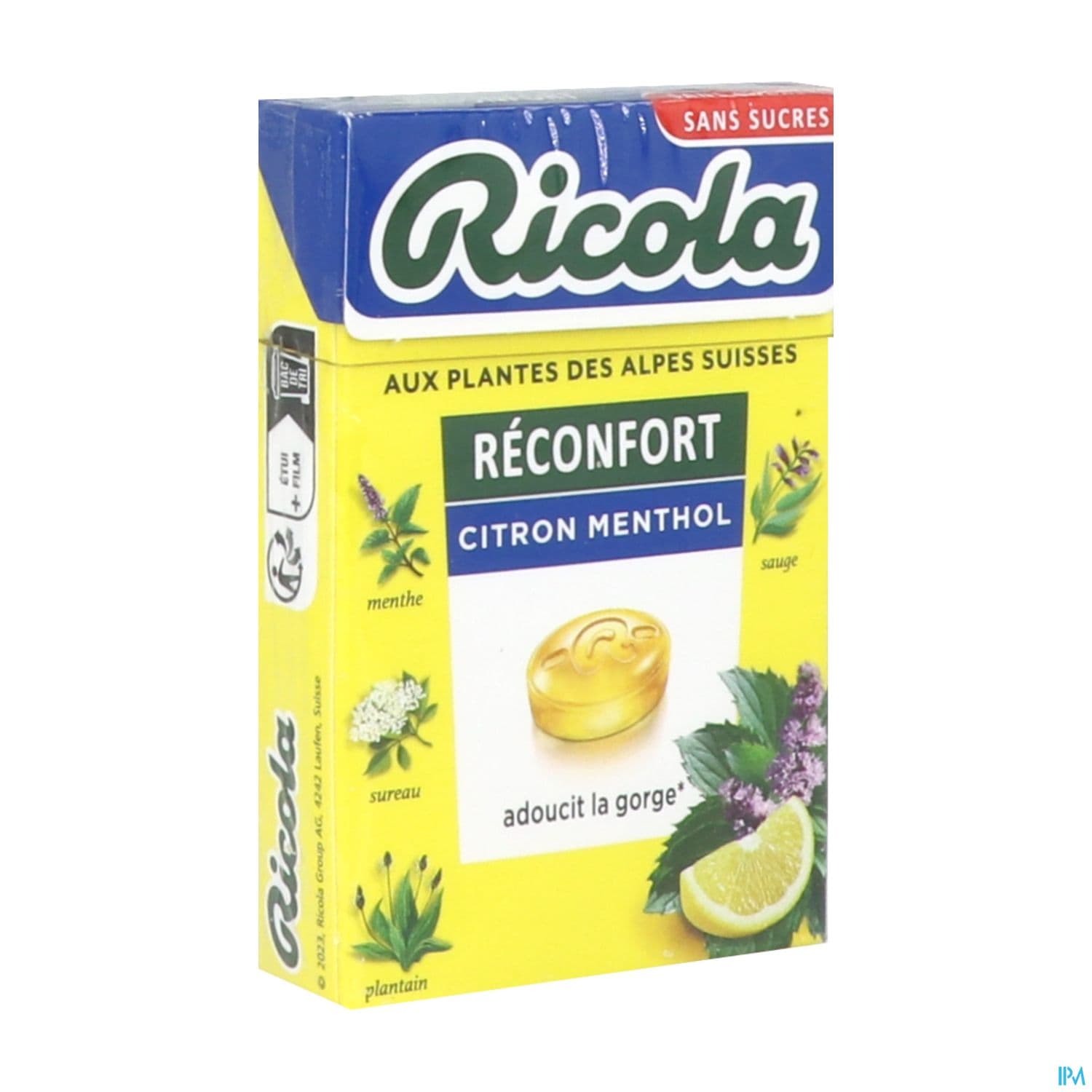 Ricola Bonbon Reconfort Miel Menthol 50g