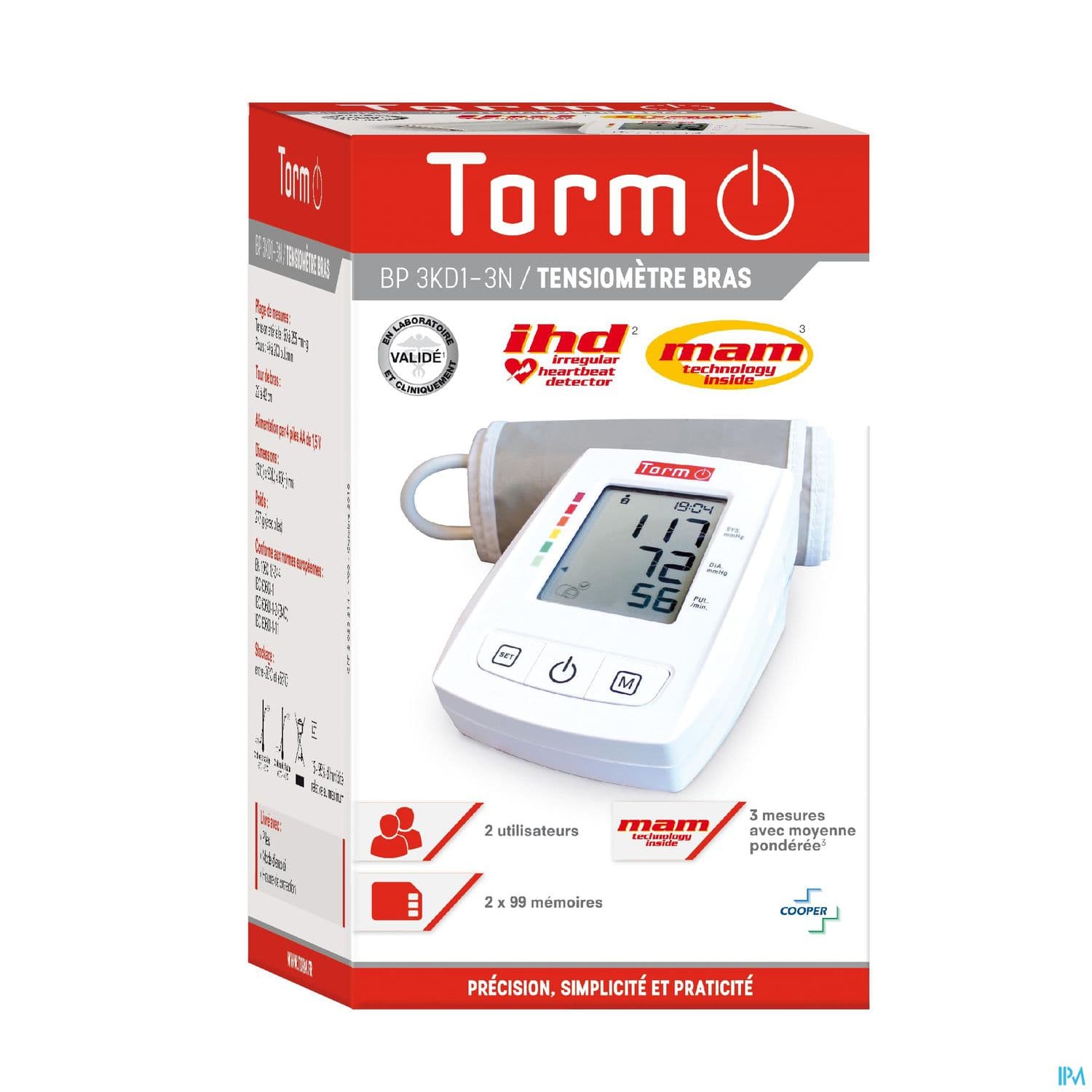 TENSIOM TORM AUTO BRAS BP3KD1-3N