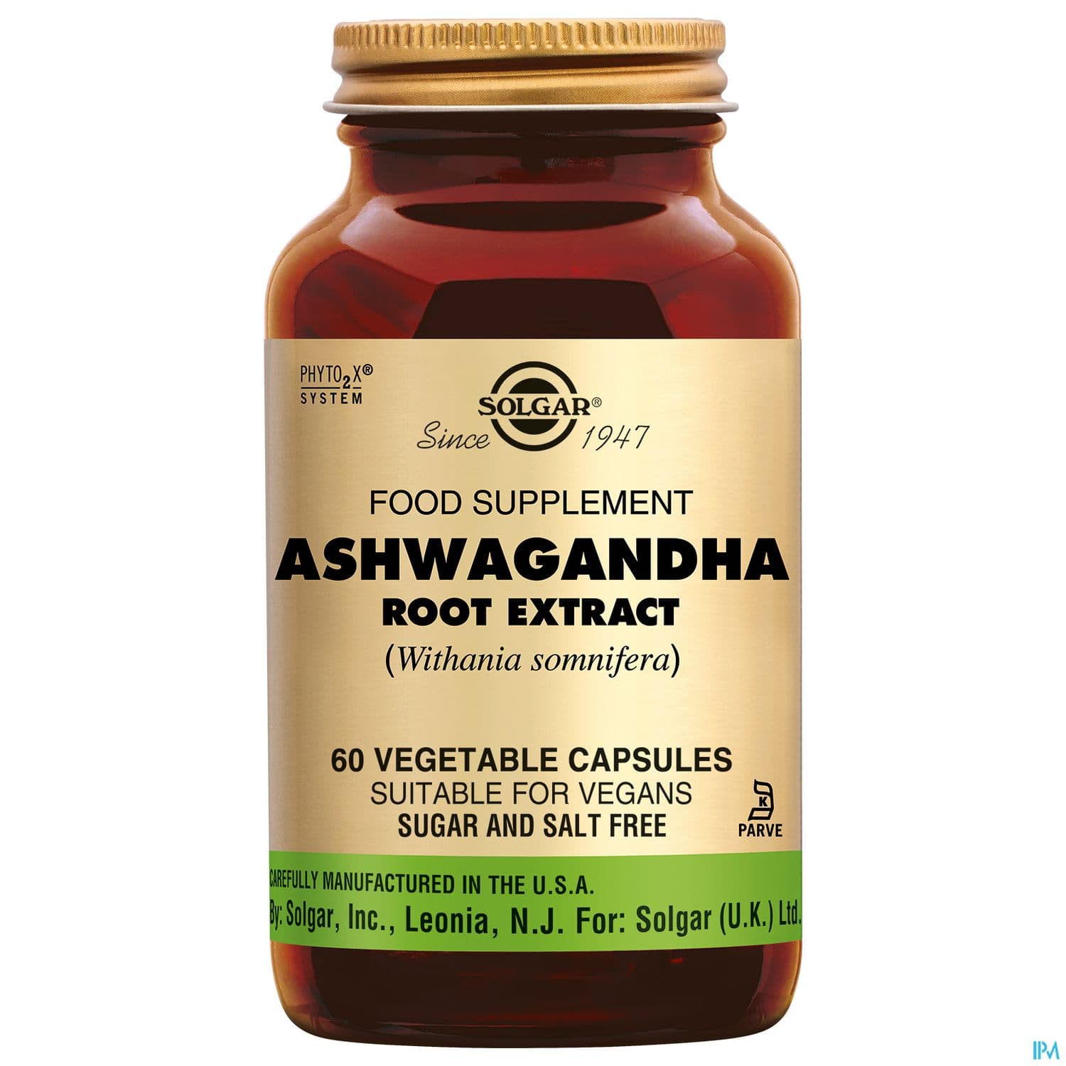 SOLGAR SFP ASHWAGANDHA GELUL VEG60 — Pharmacie saint-Gilles Paris