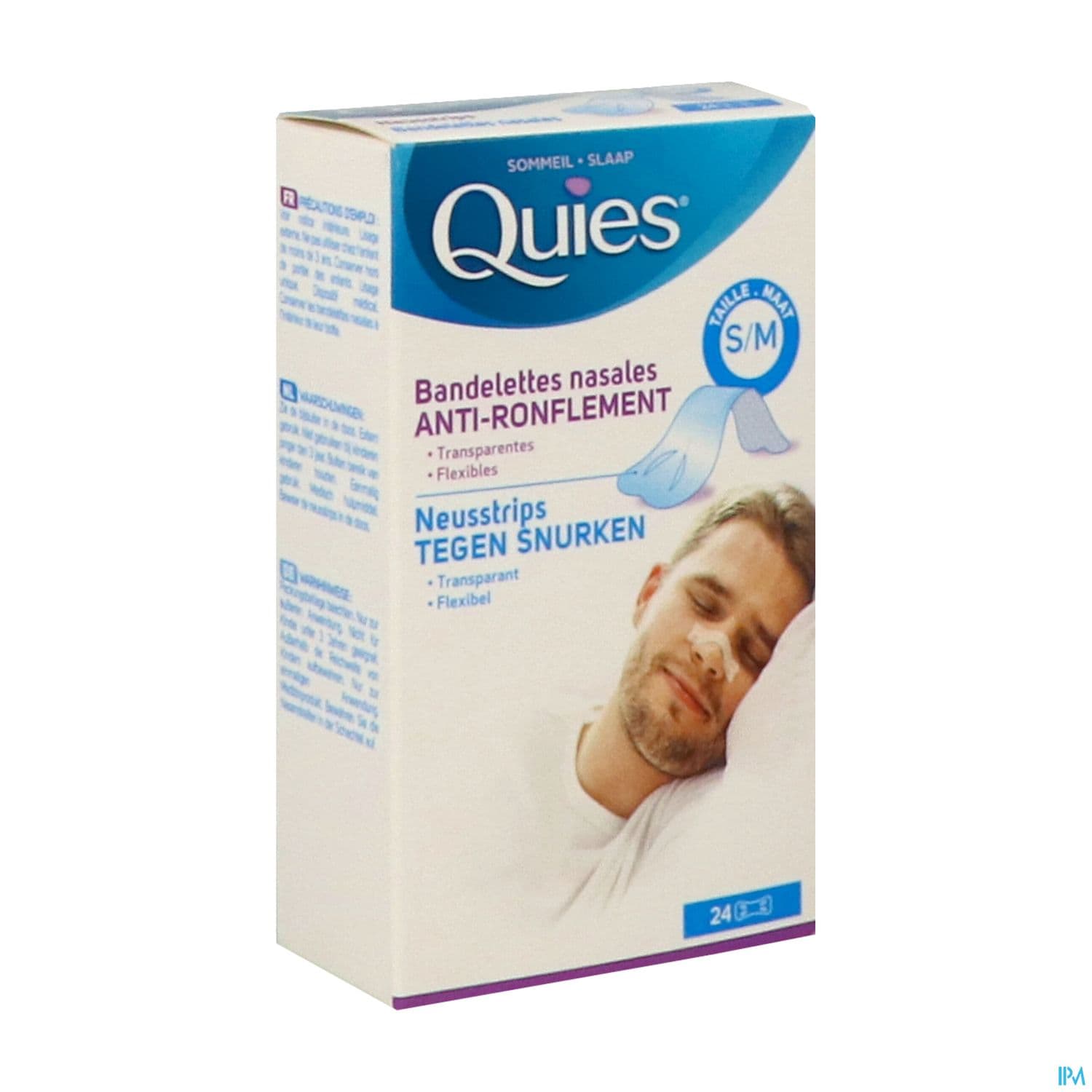 Quies Antironflement Bandelette Nasale Petit 24