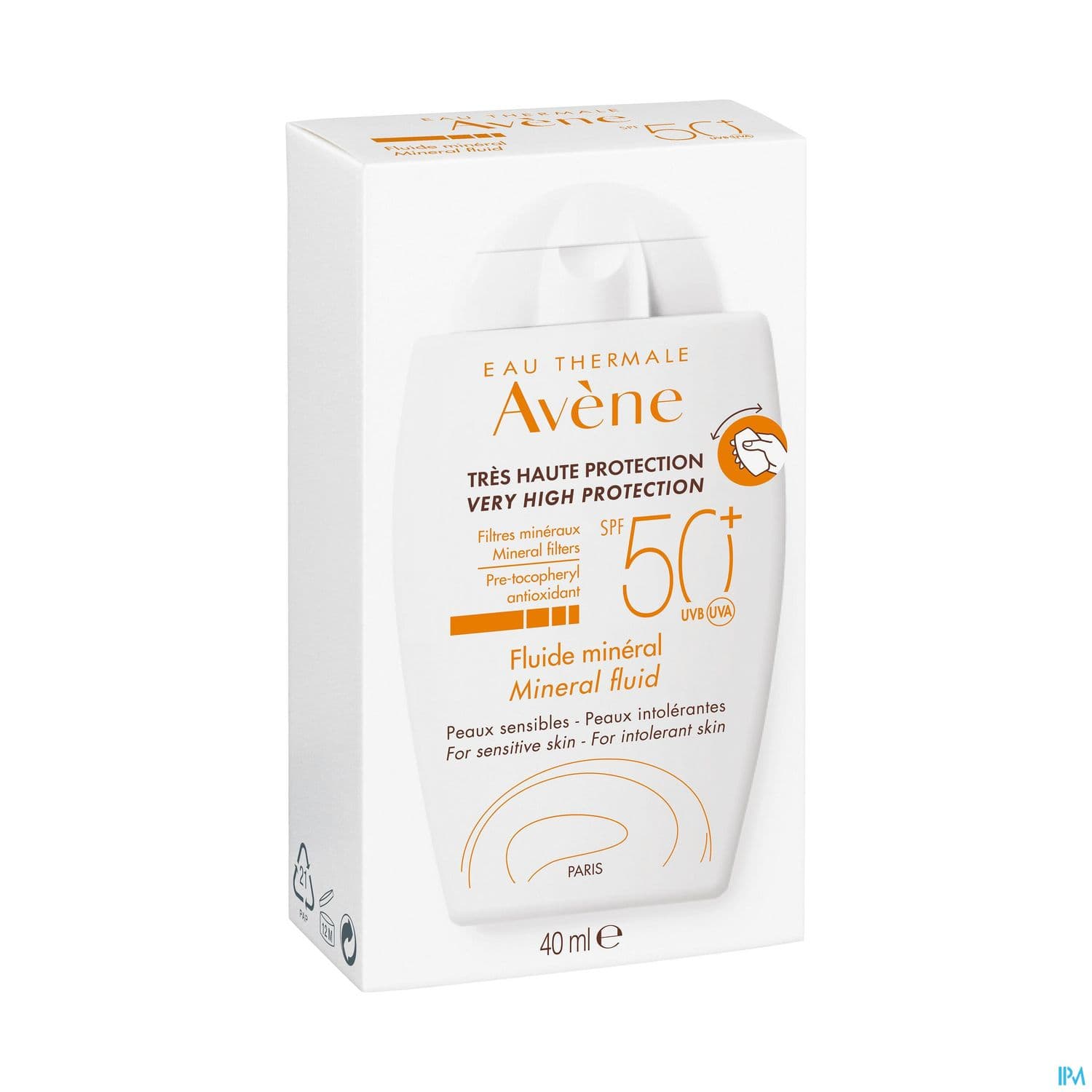 AVENE SOL SPF50+ MINERAL FLUI 40ML