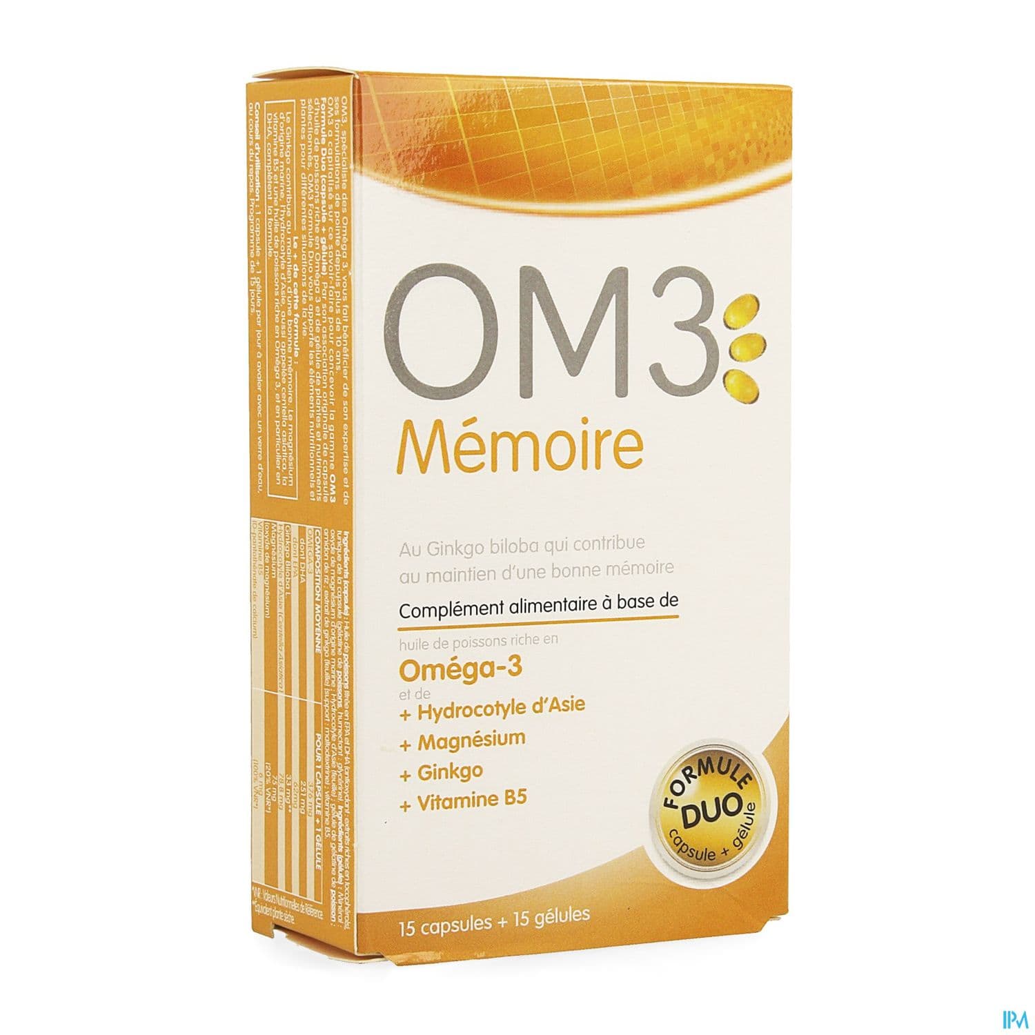 OM3 MEMOIRE CAPS15+GELUL15