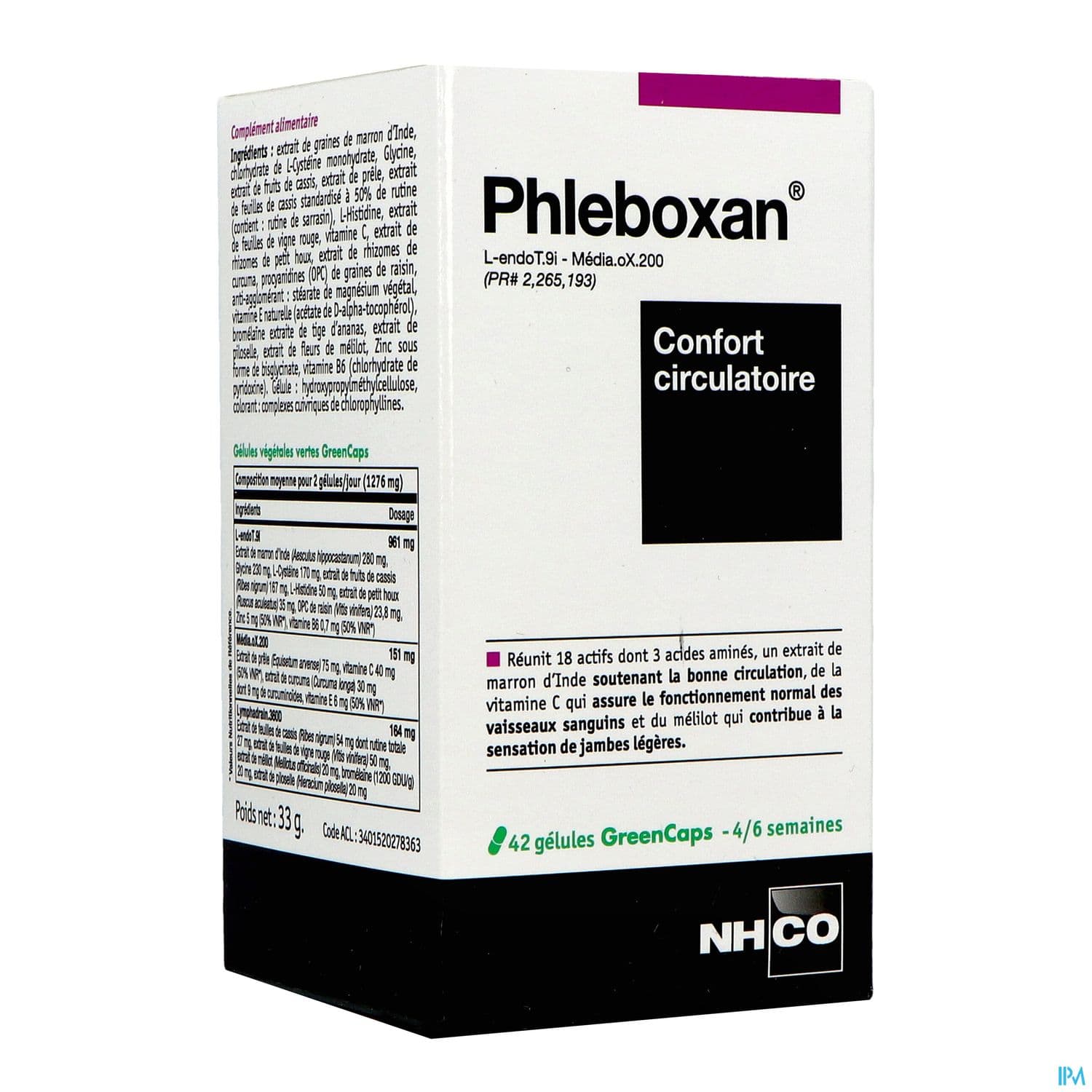 NHCO PHLEBOXAN SYST VEINE GELUL42