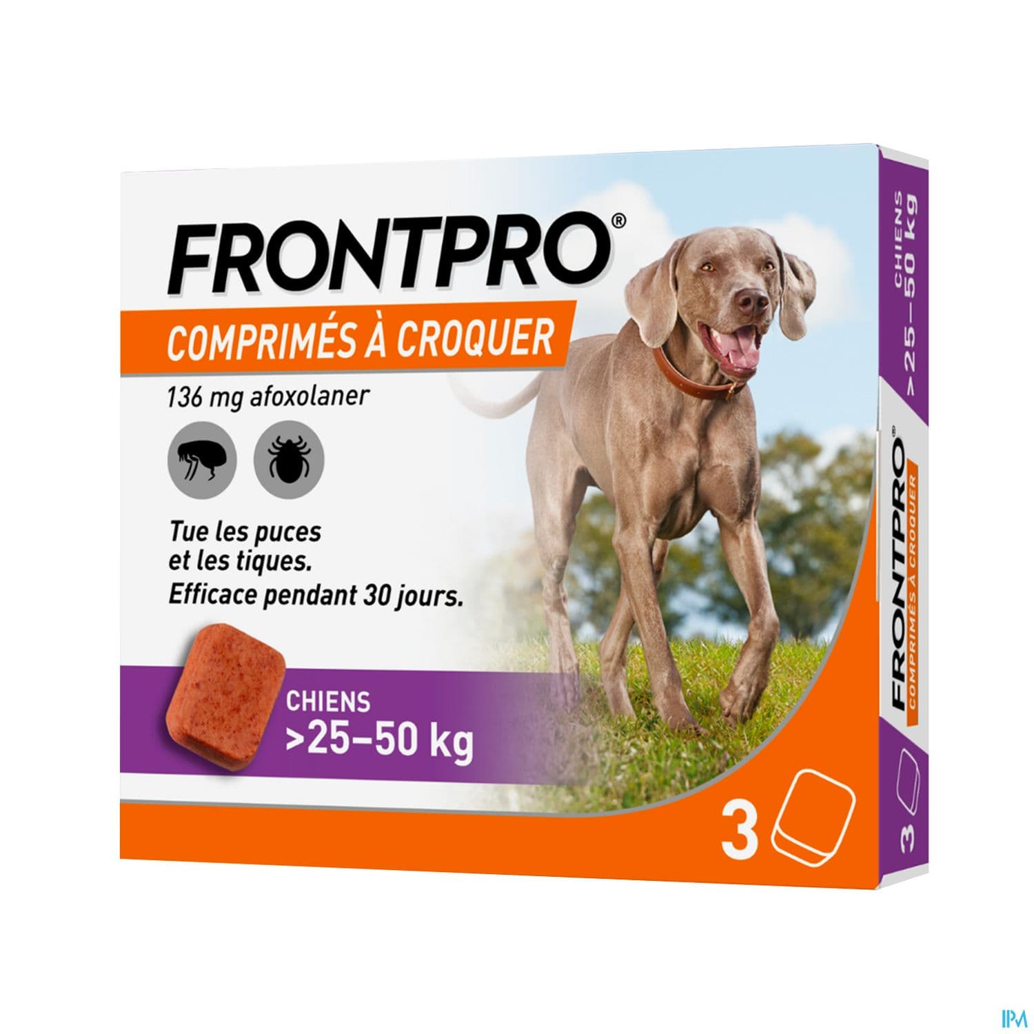 Frontpro Antiparasitaire Chien 25/50kg Comprime 3